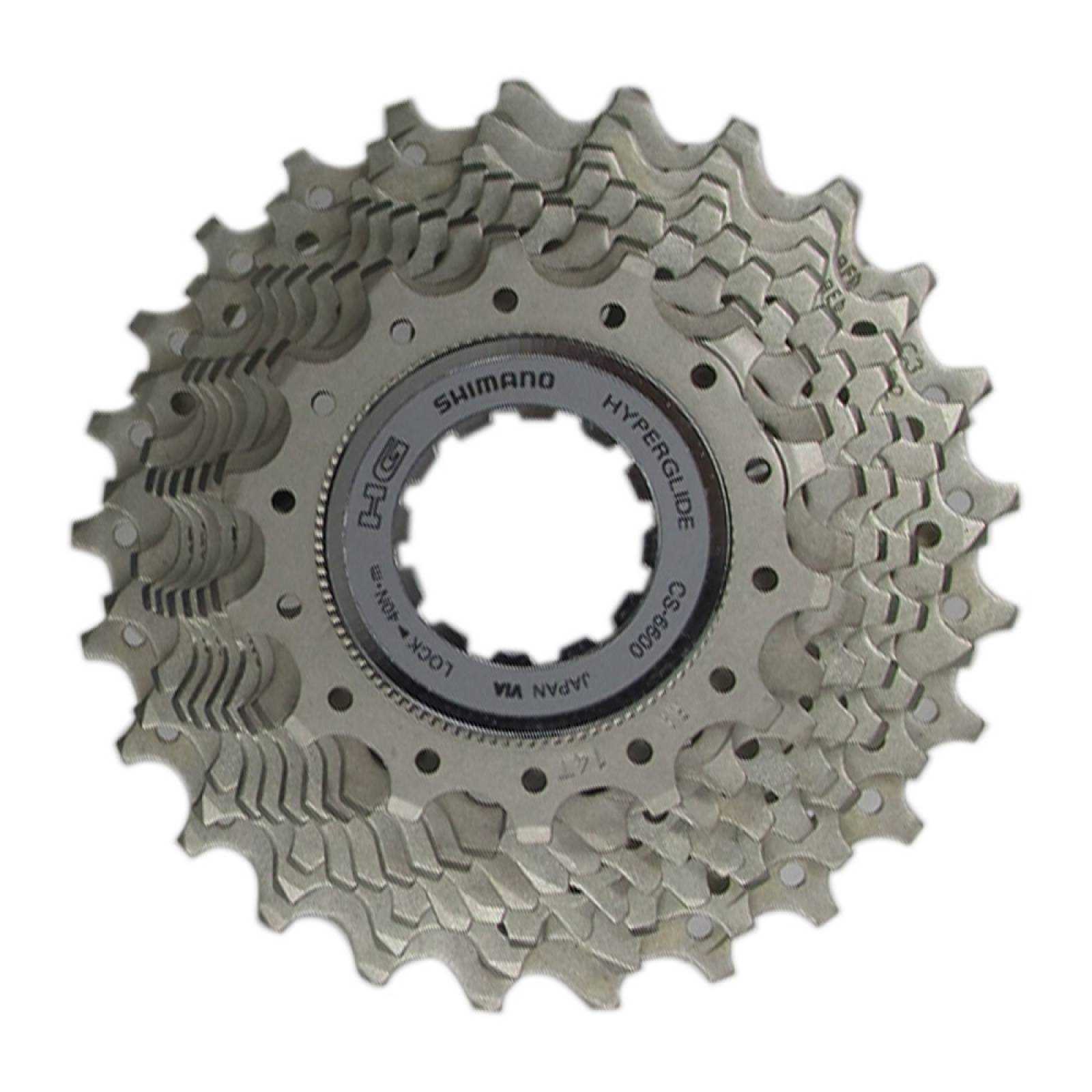 Cassette Pi on 10 Velocidades CS M6600 14 25 P Bici Shimano