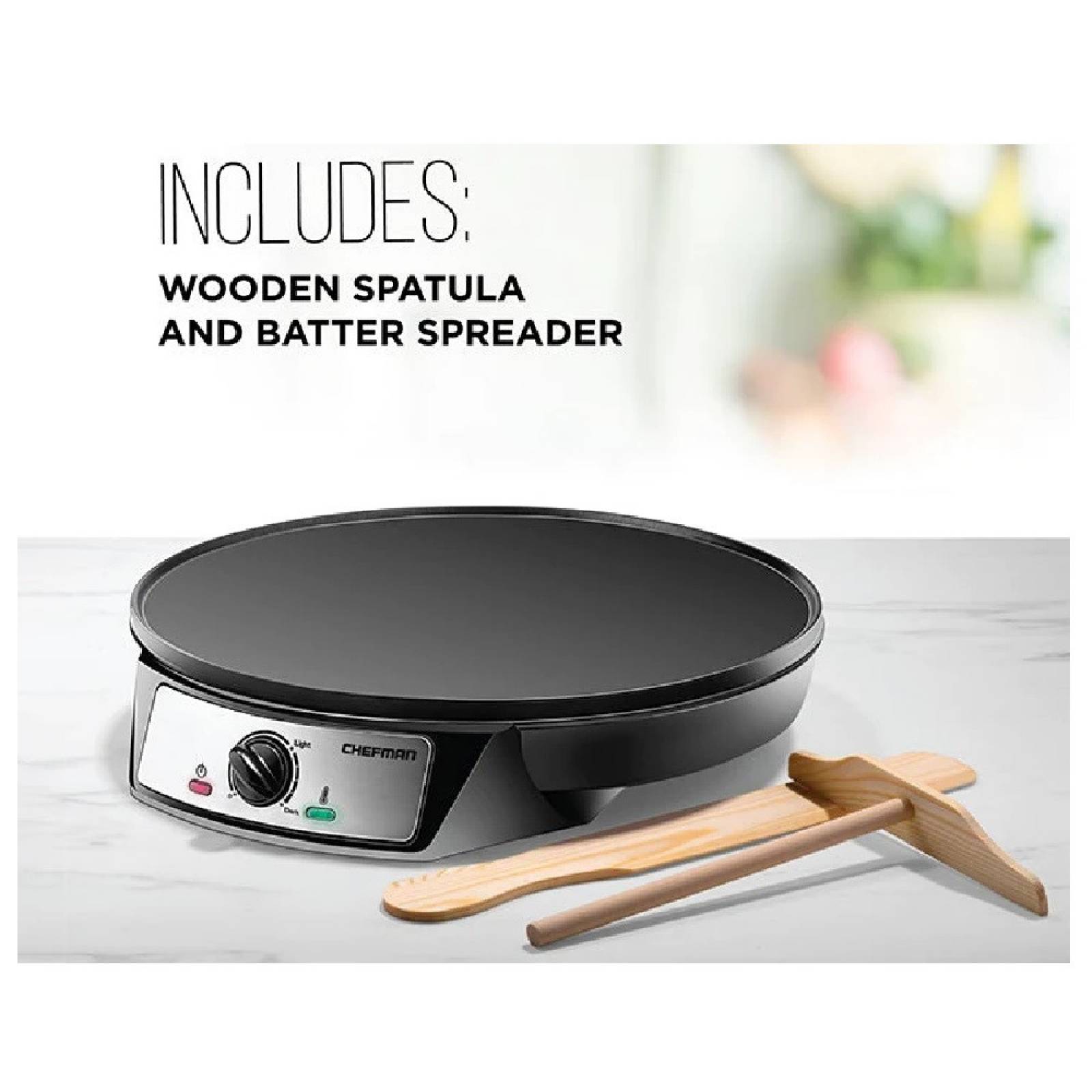 Crepera Antiadherente 12 Pulgadas Negro RJ33-C-MX CHEFMAN.