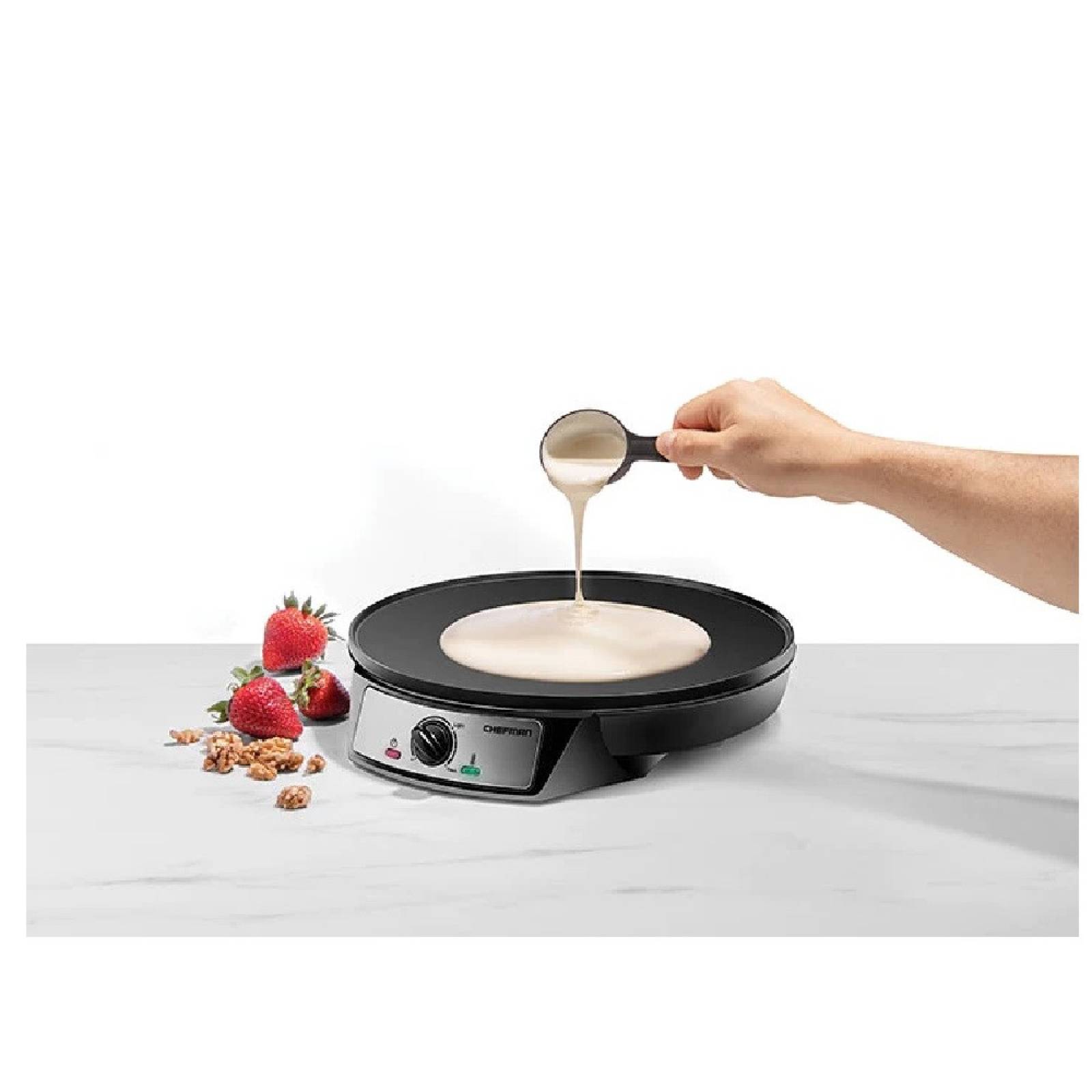 Crepera Antiadherente 12 Pulgadas Negro RJ33-C-MX CHEFMAN.