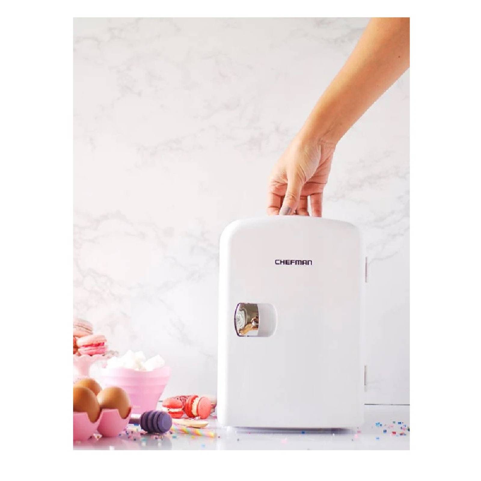 Mini Refrigerador Portatil 4 Litros RJ48WHITE4 CHEFMAN