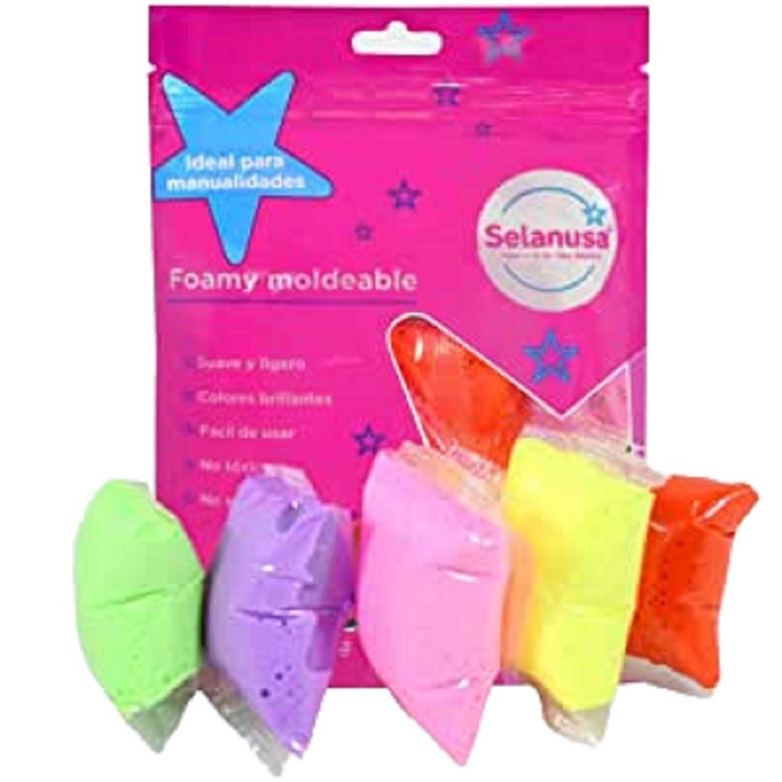 Fluffy Foamy Moldeable Fluorescente