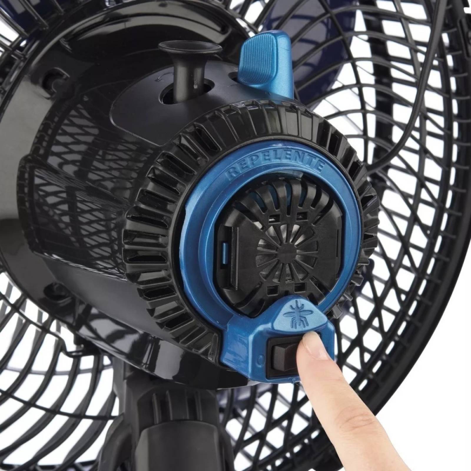 Ventilador Pedestal Air Maxx Negro Repelente Ve3171x0 T-fal.