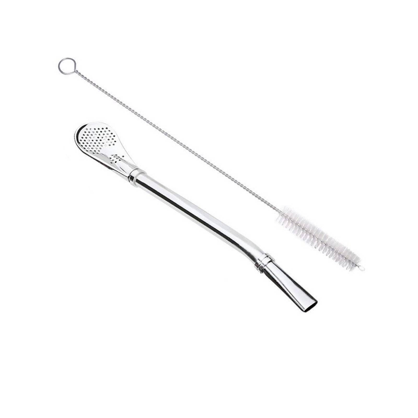 Set Matera P/ Té De Yerba Mate Acero Inoxidable Negro Brang