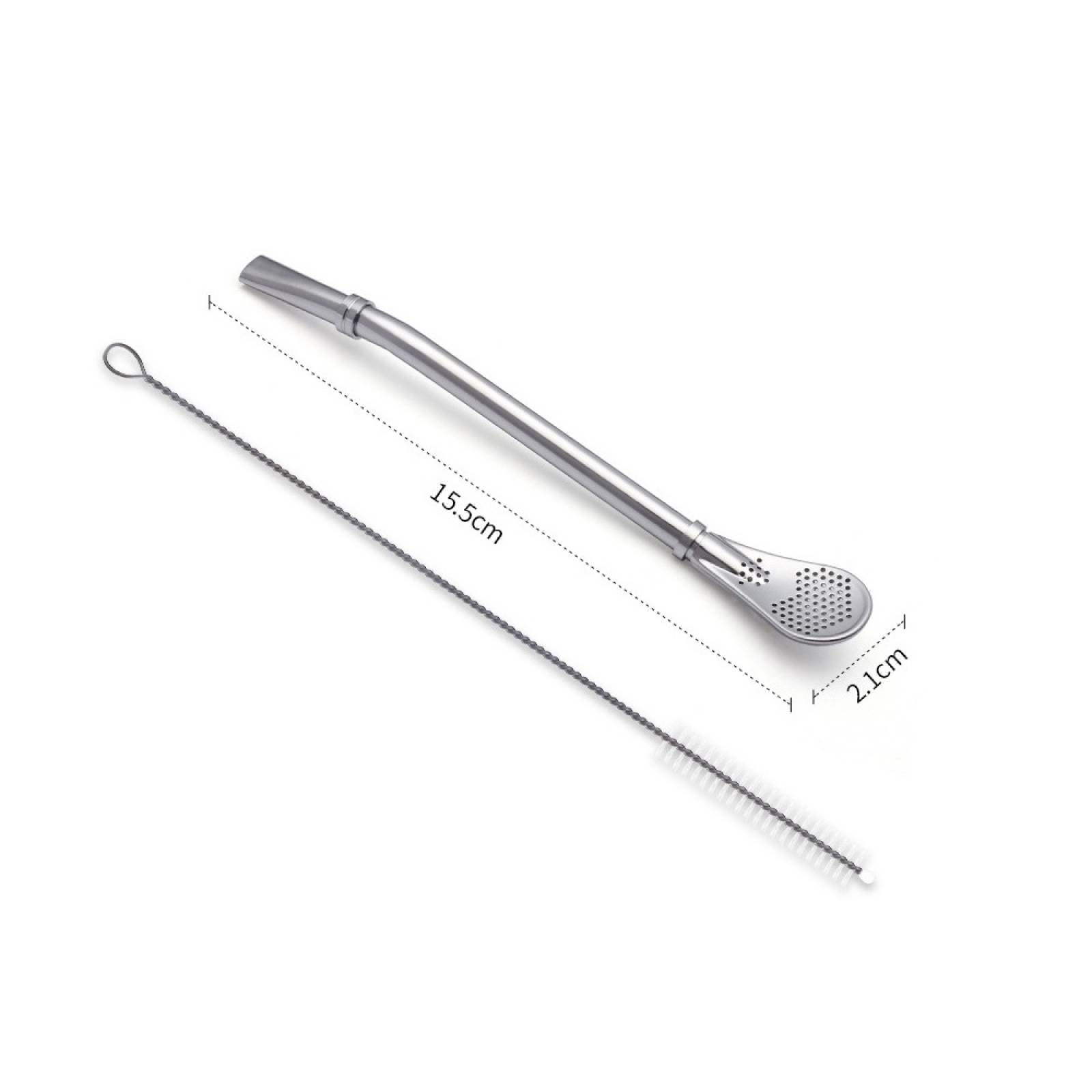 Set Matera P/ Té De Yerba Mate Acero Inoxidable Negro Brang