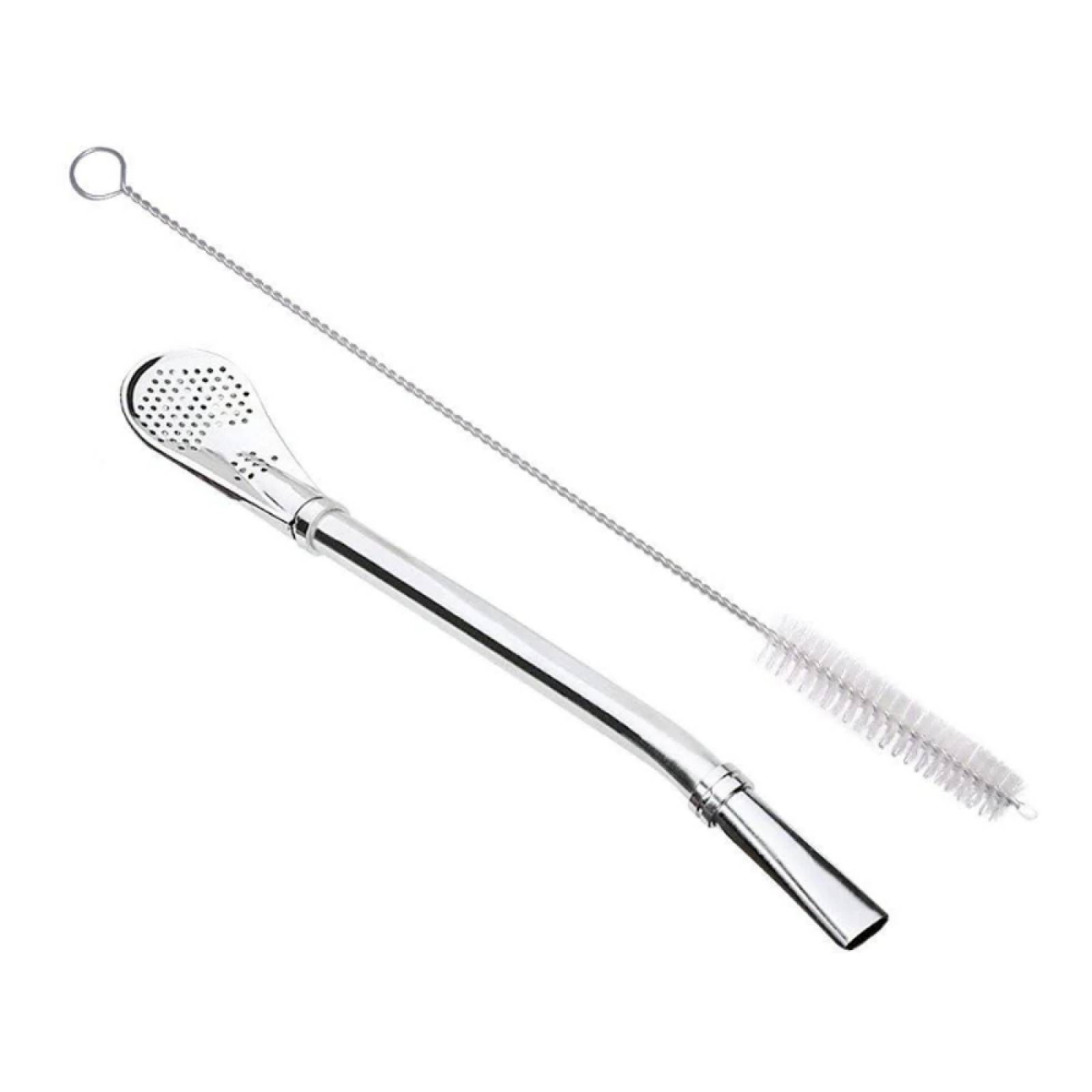 Set Matera P/ Té De Yerba Mate Acero Inoxidable Azul Brang