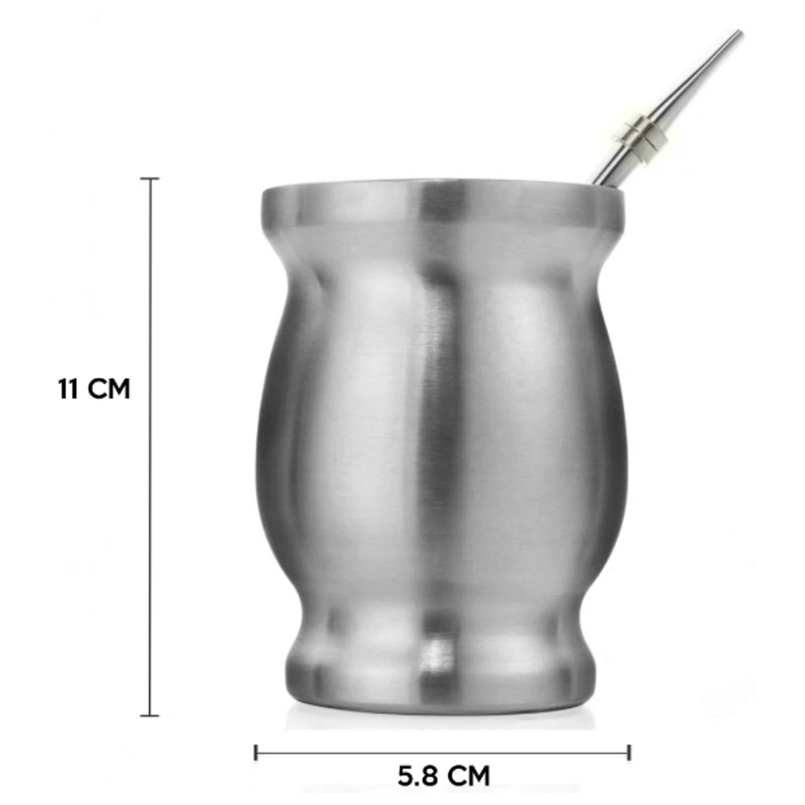 Set Matera P/ Té De Yerba Mate Acero Inoxidable Brang