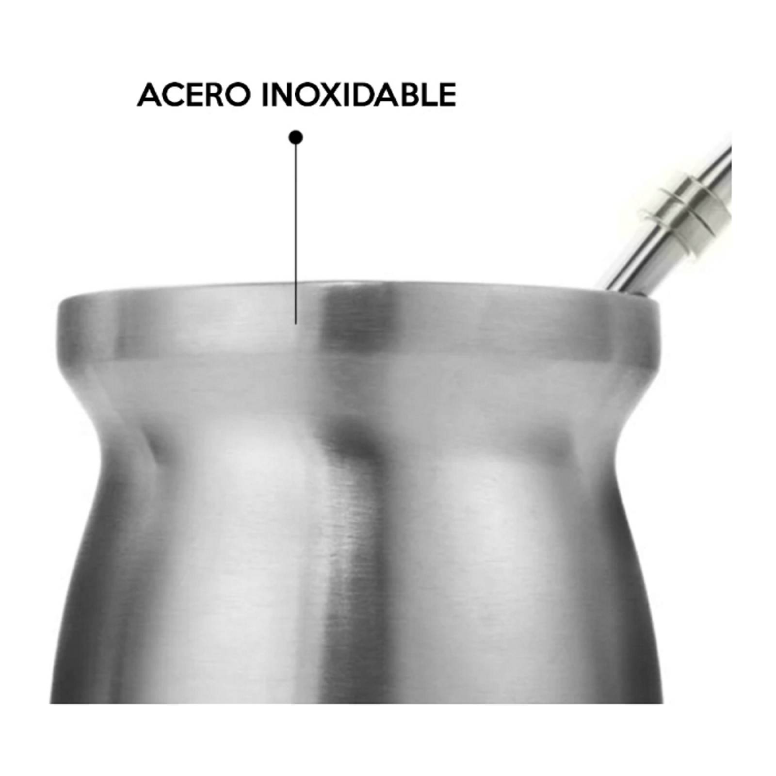 Set Matera P/ Té De Yerba Mate Acero Inoxidable Brang