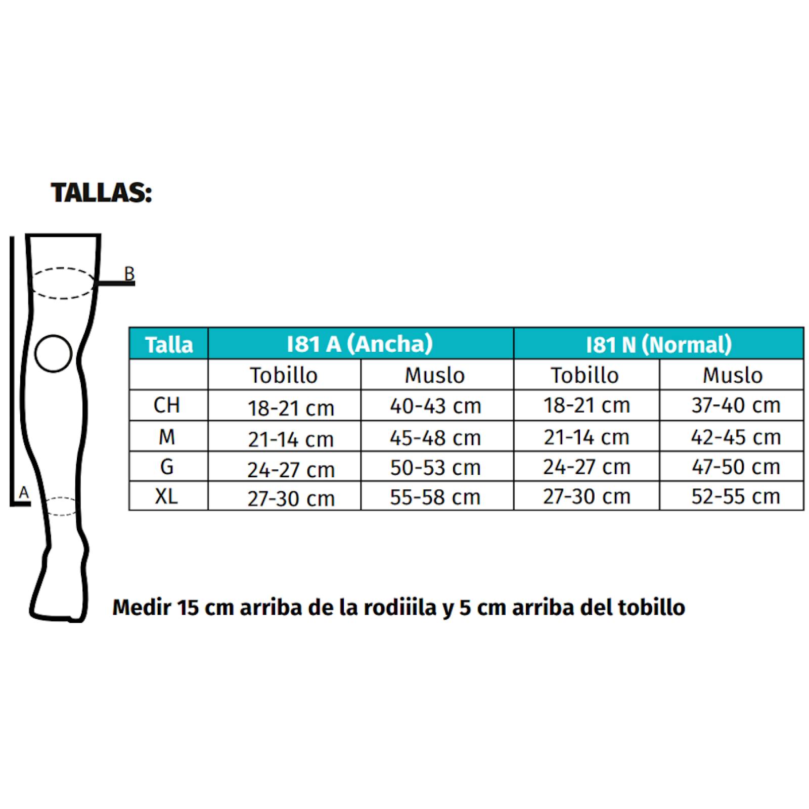 Media Normal De Compresión Pie Cerrado Par Tynor I81N