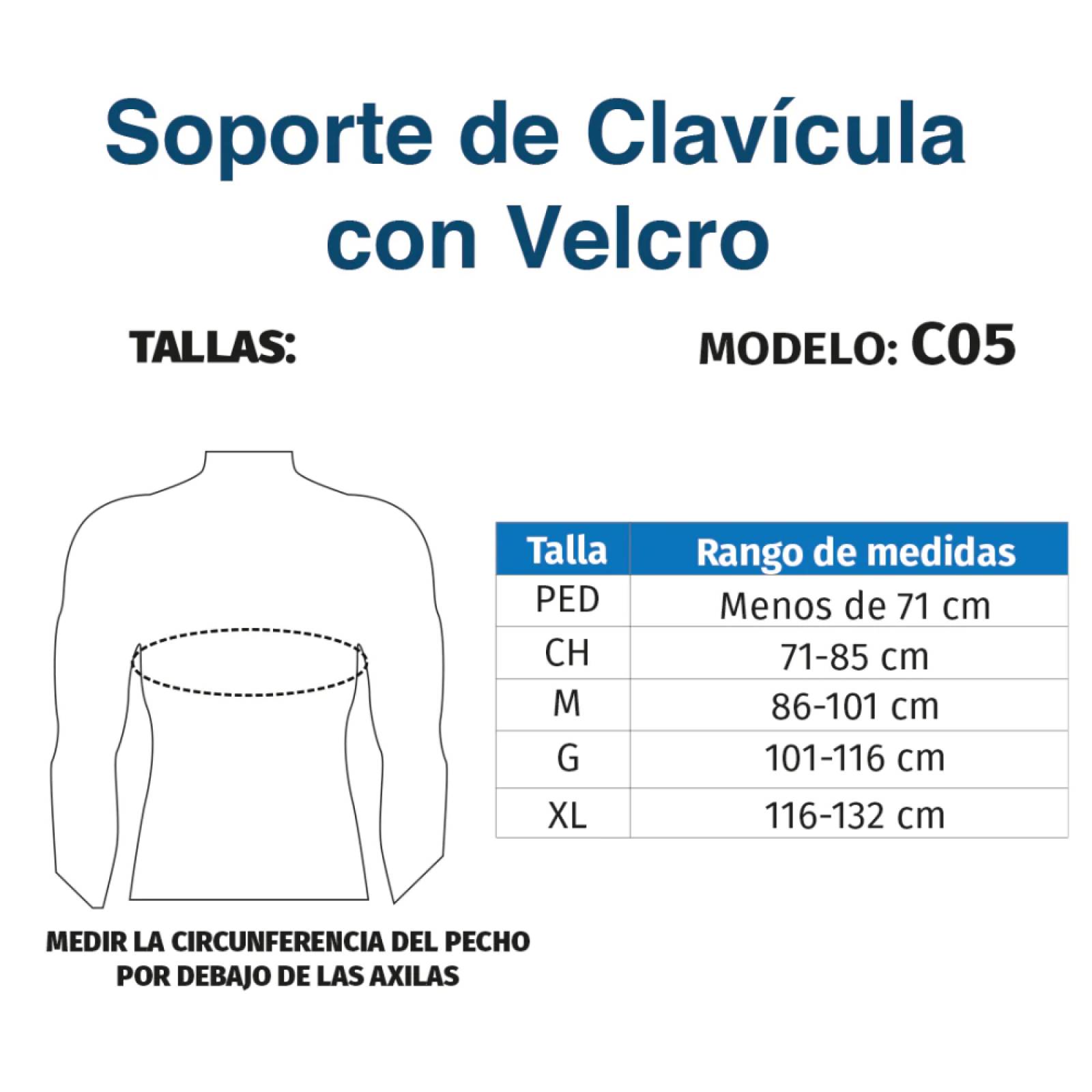 Soporte Clavicula Cinta Autoadherente Adulto C05 Tynor