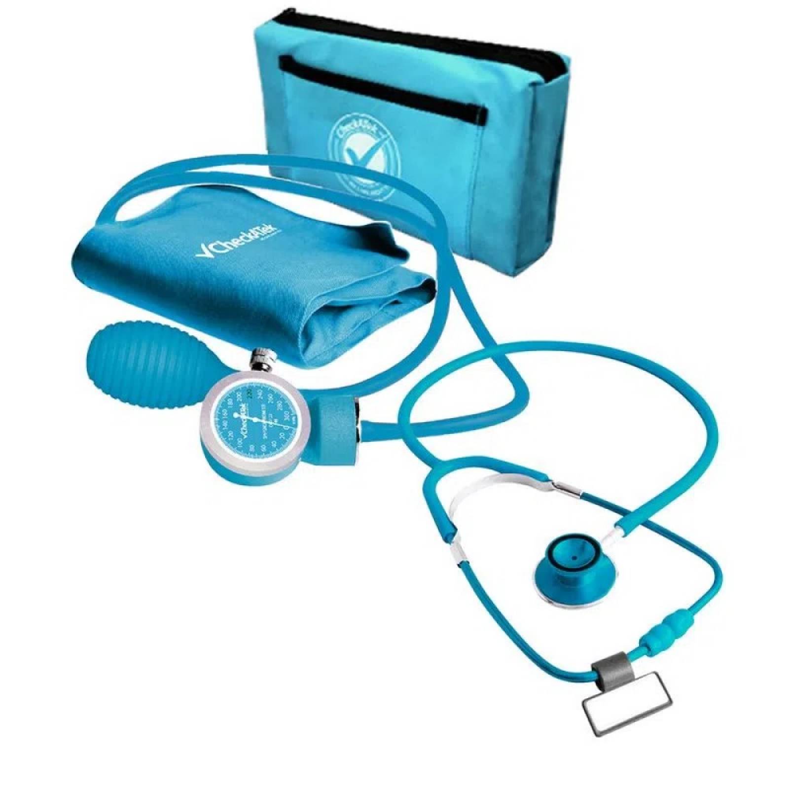 Kit Equipo Estudiante Enfermería Medicina Accesorios Azul