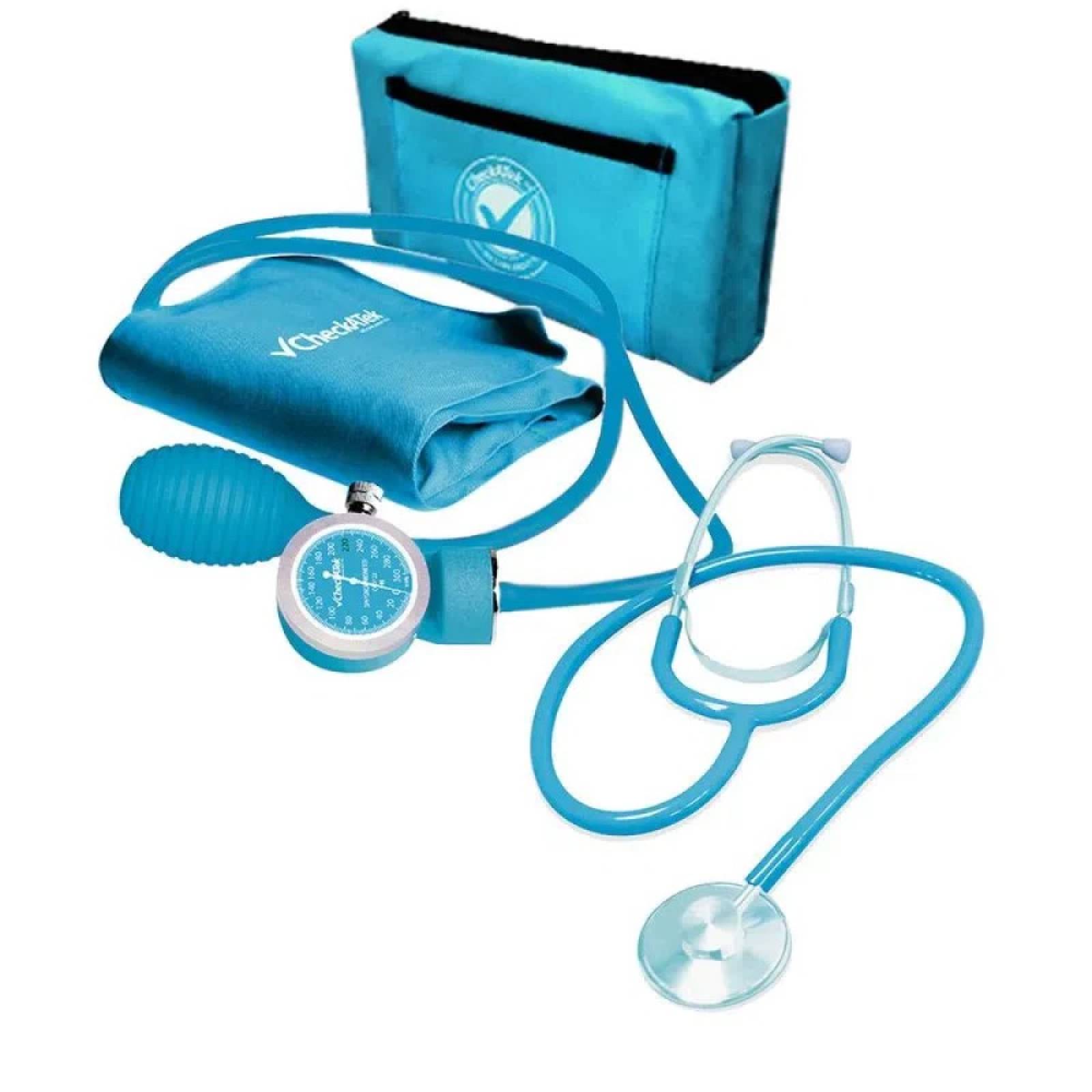 Kit Equipo Estudiante Enfermería Medicina Azul Cielo