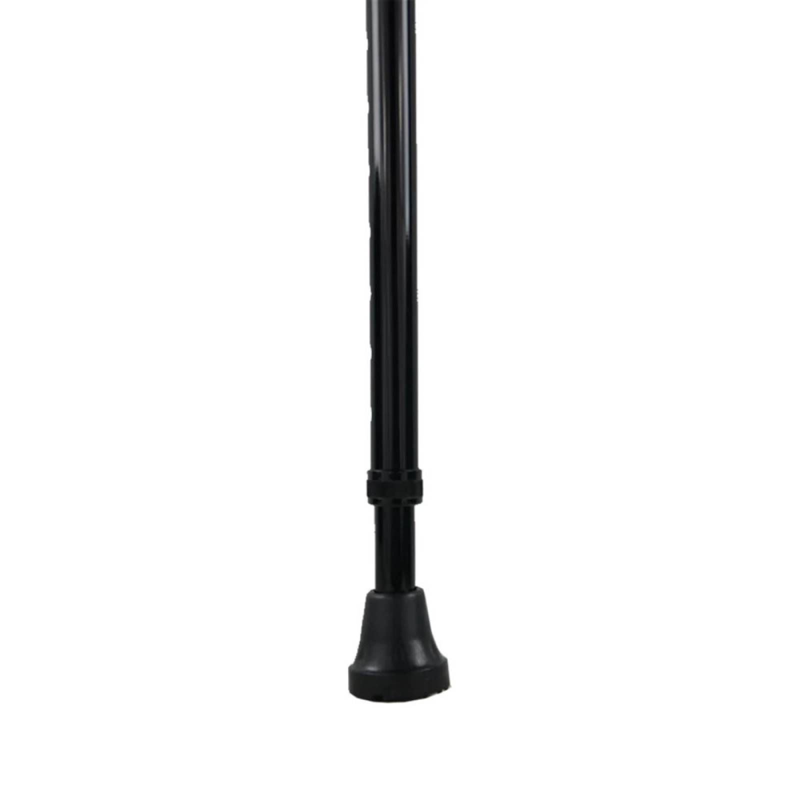 Muleta Canadiense Codo Ajustable Negro Aluminio Acero Tynor