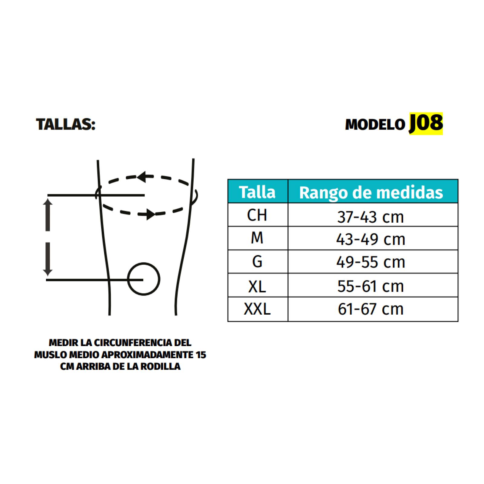 Rodillera Para Ligamentos Cruzados Tynor