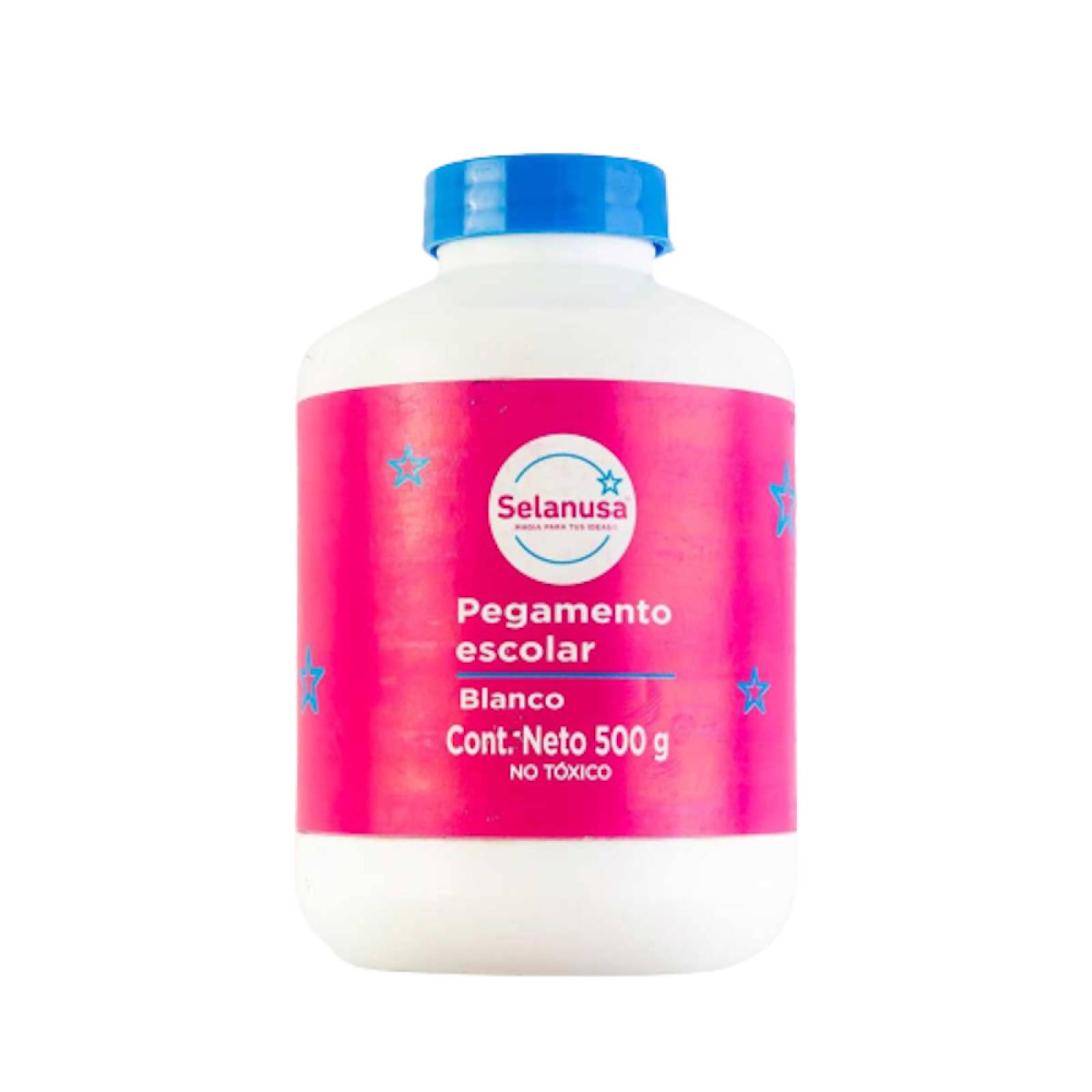 Pegamento Escolar Blanco Liquido 500 Gramos Selanusa