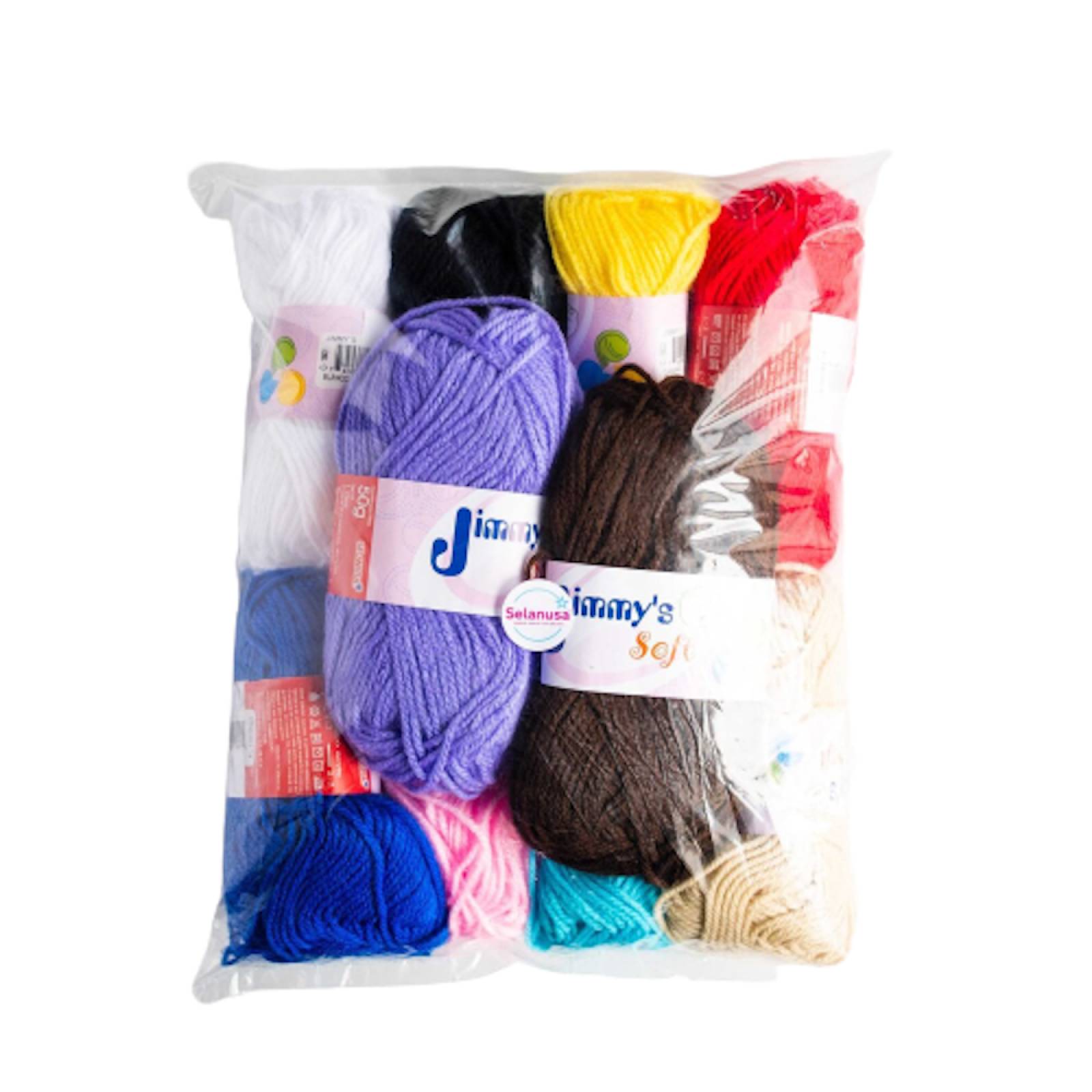 Estambre Jimmy's Soft Liso 10 Madejas C/50 Gramos Selanusa