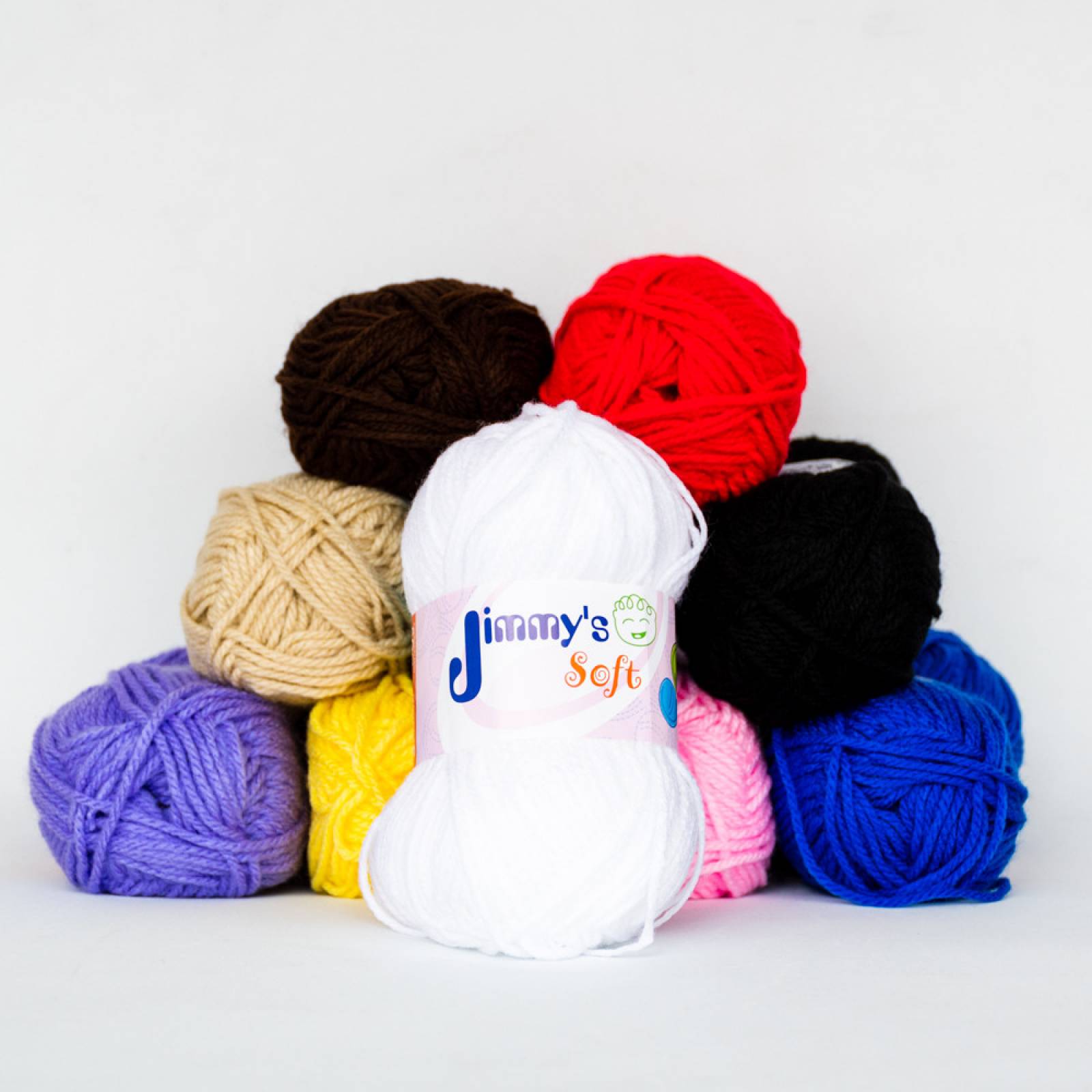 Estambre Jimmy's Soft Liso 10 Madejas C/50 Gramos Selanusa