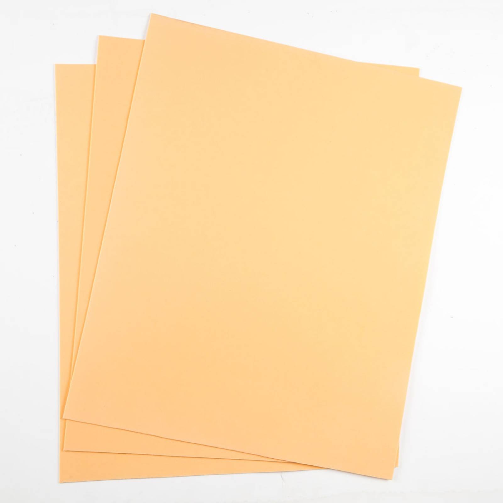 Foamy Liso Tamaño Cuadricarta 10 Pzas Melón Selanusa