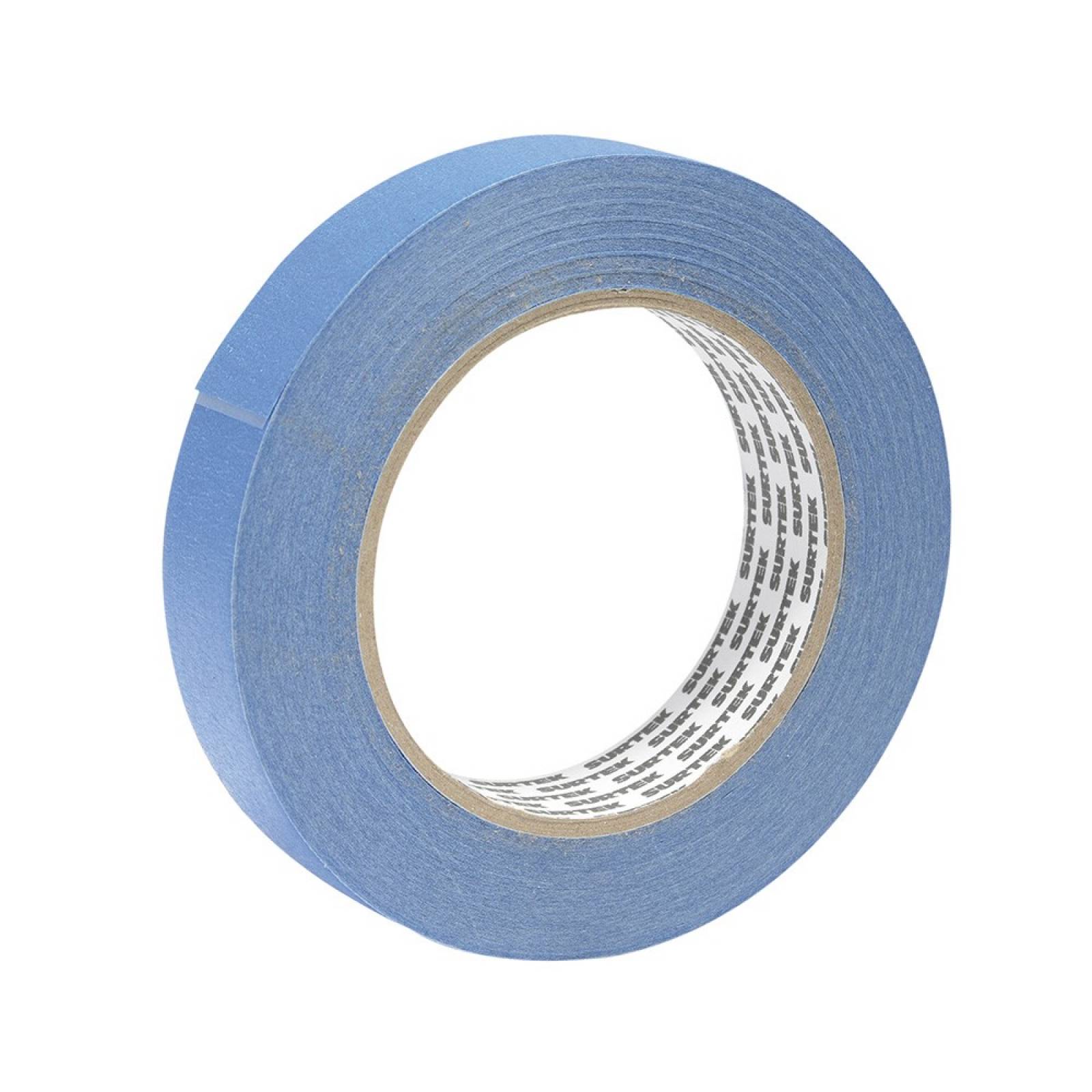 Cinta Masking Tape Adhesivo Acrílico 50m Azul Surtek