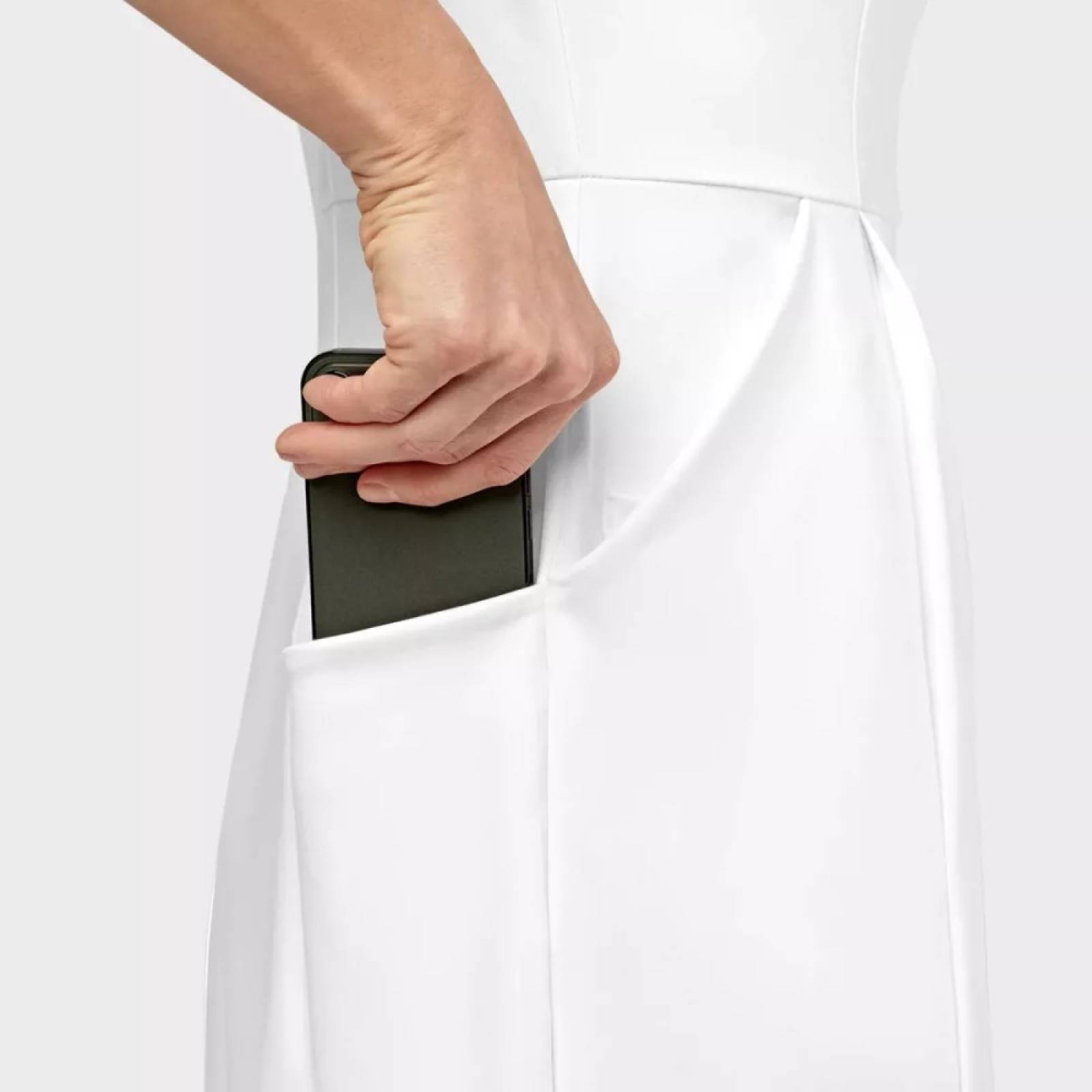 Vestido Medico Quirúrgico P/ Mujer Blanco 9199 WonderWink