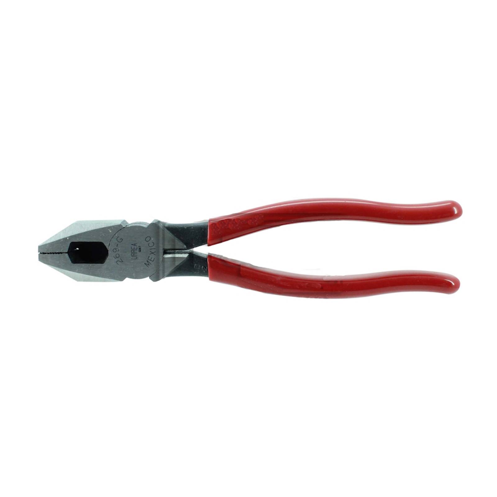 Pinza P/Electricista Corte Lateral Acero Rojo Urrea