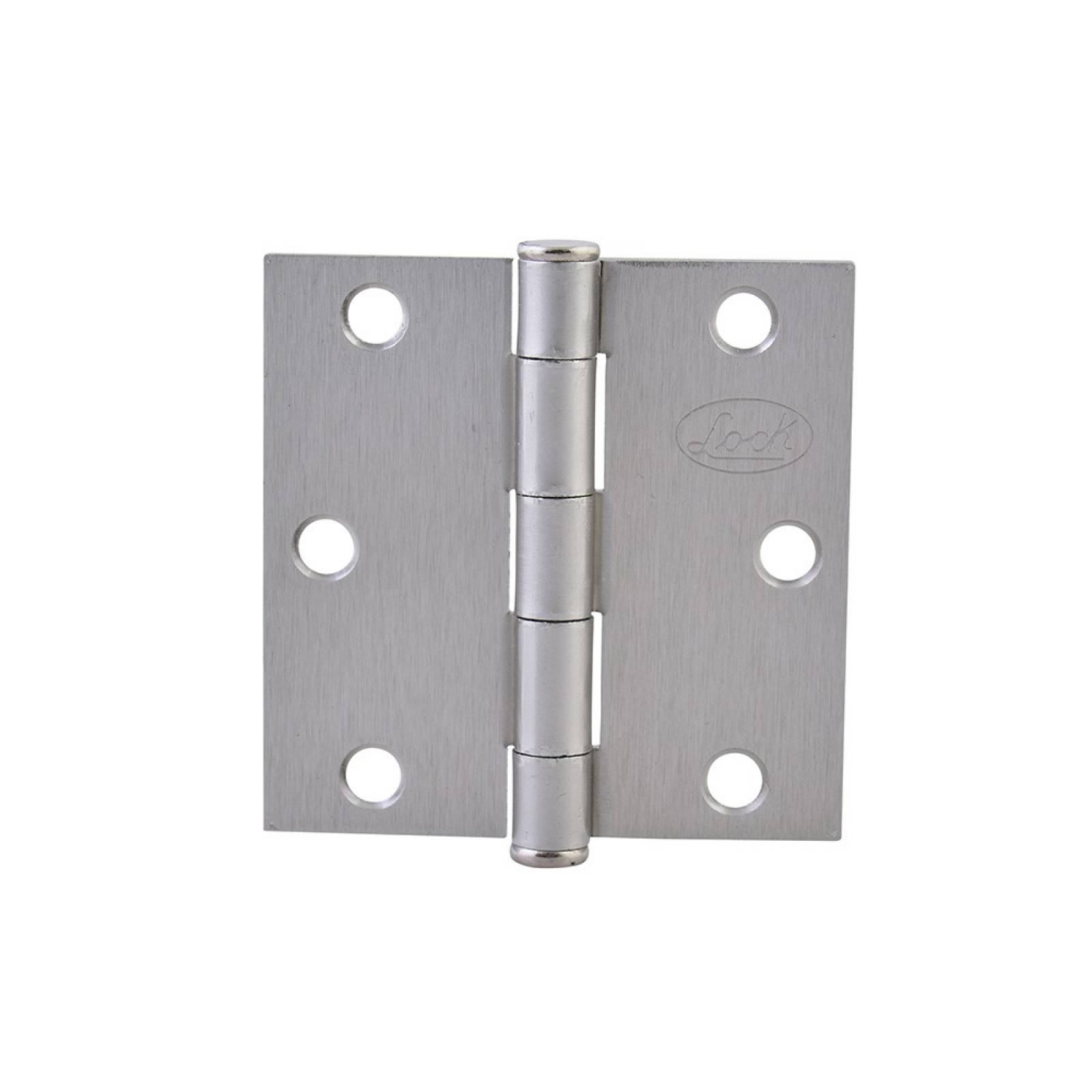 Bisagra Acero Inoxidable 4" Plateado C/Perno Suelto Lock