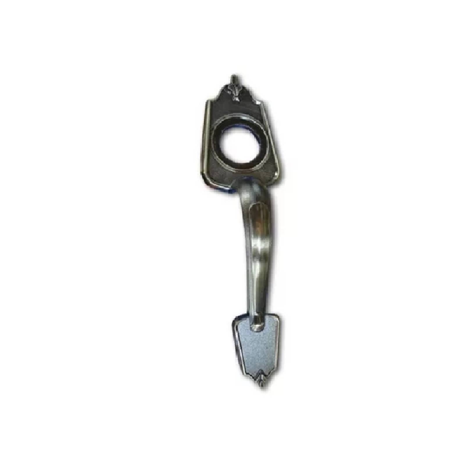 Jaladera Decorativa P/Sobreponer Latón Antiguo Lock