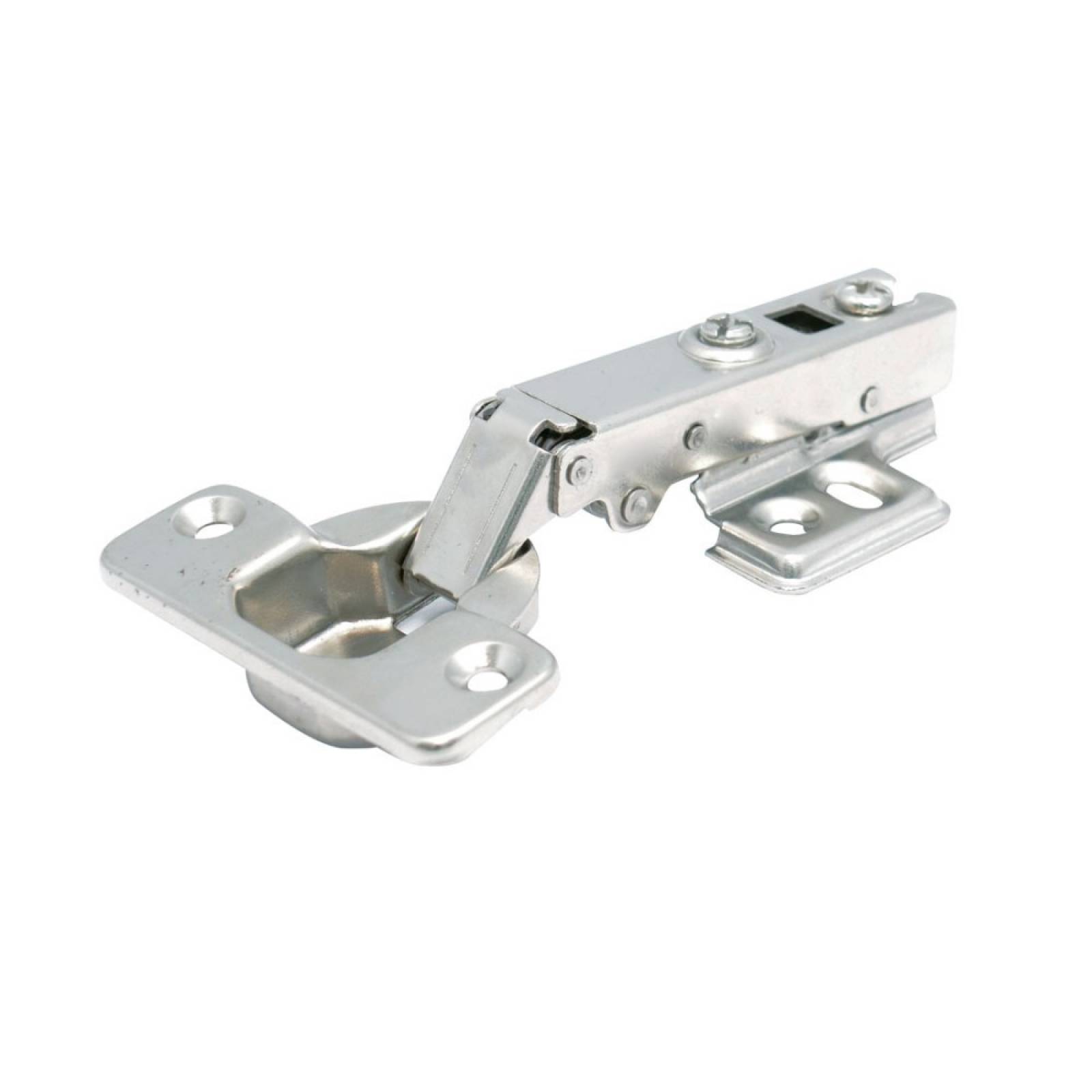 Bisagra Bidimensional Recta P/Cierre Suave Acero Lock
