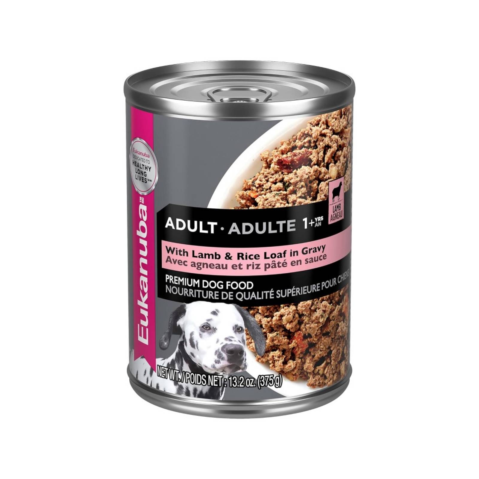 Alimento Húmedo Perro Adulto Cordero y Arroz 375g Eukanuba