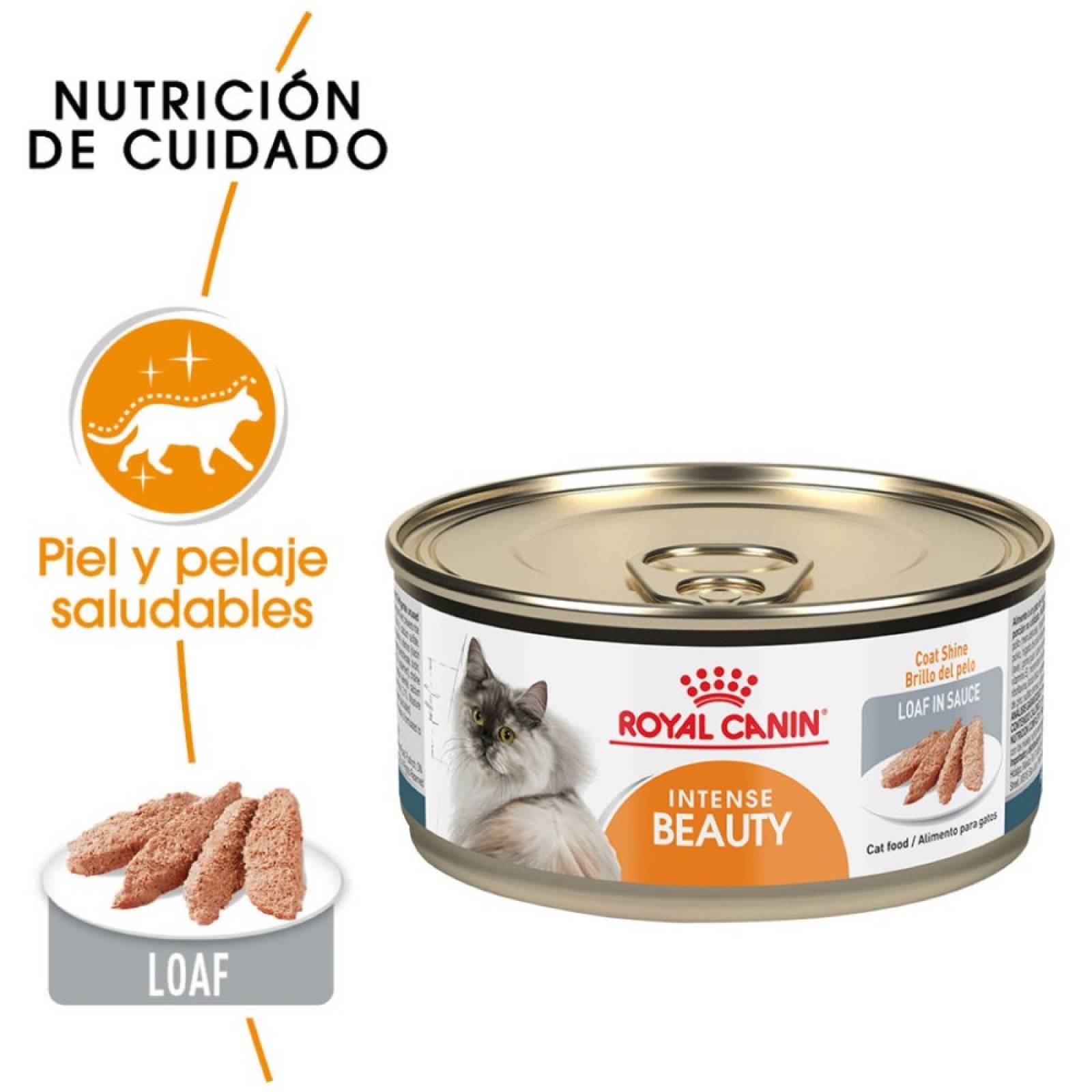 Alimento Húmedo Gato Adulto Intense Beauty 145g Royal Canin