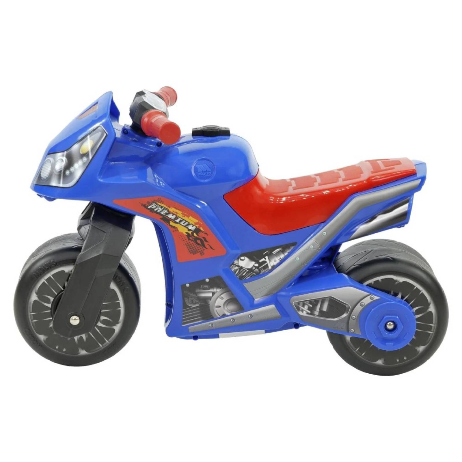 Motocicleta Juguete Montable MotoCross Premium Azul Prinsel