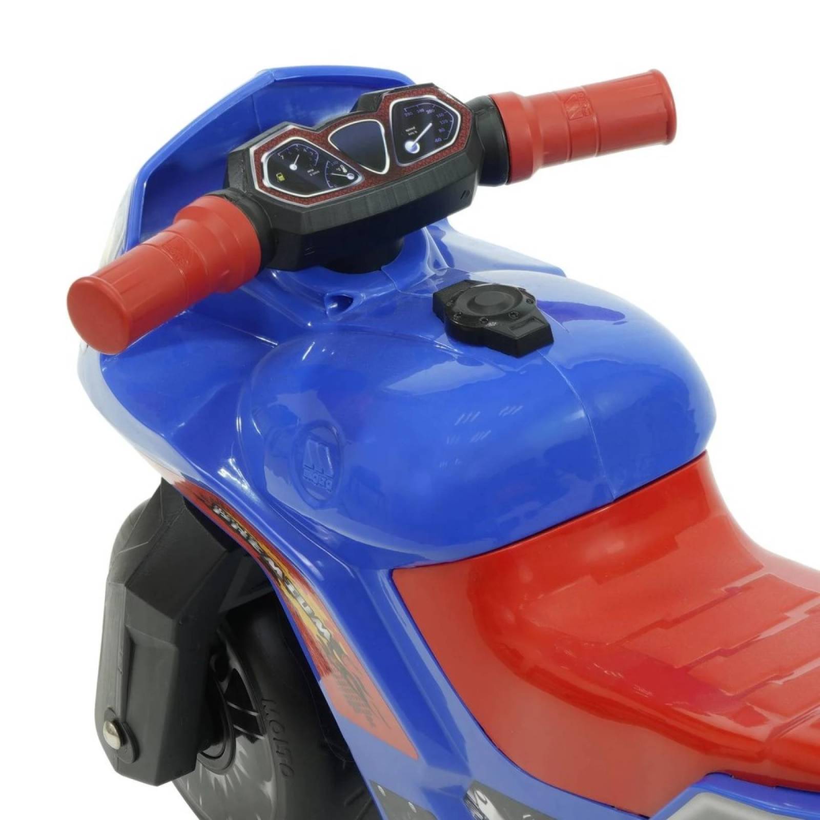 Motocicleta Juguete Montable MotoCross Premium Azul Prinsel