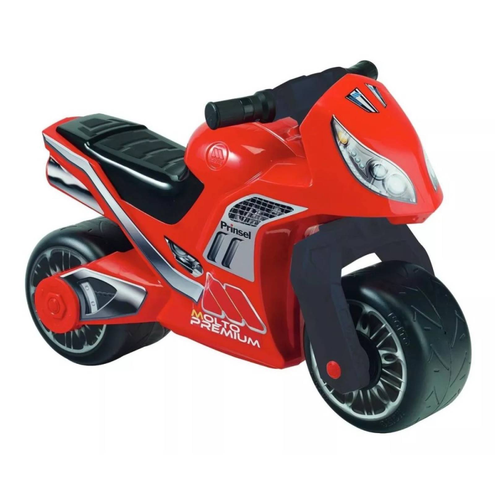 Motocicleta Juguete Montable MotoCross Premium Rojo Prinsel