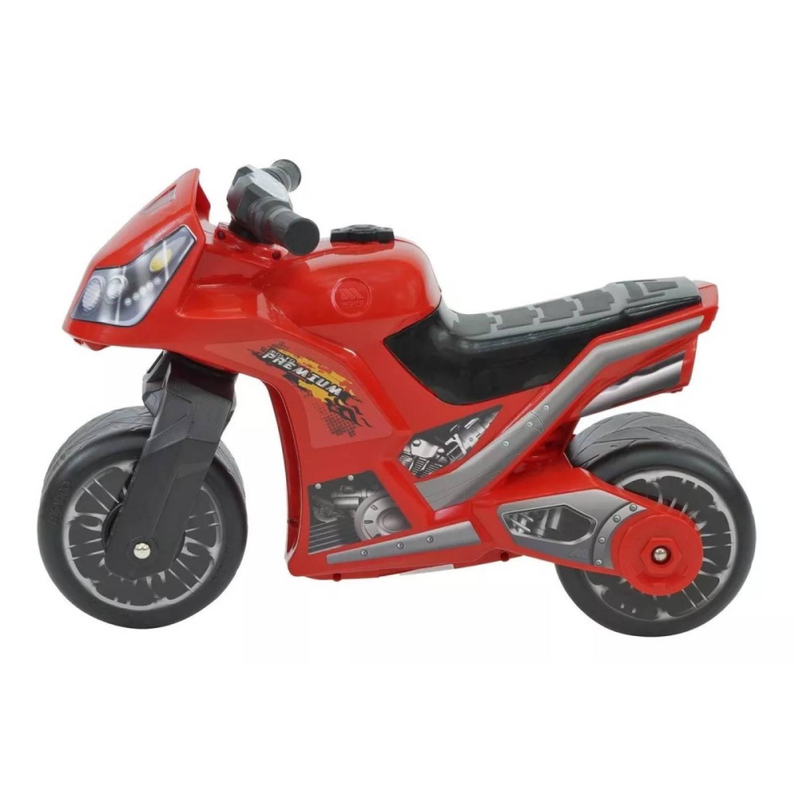 Motocicleta Juguete Montable MotoCross Premium Rojo Prinsel