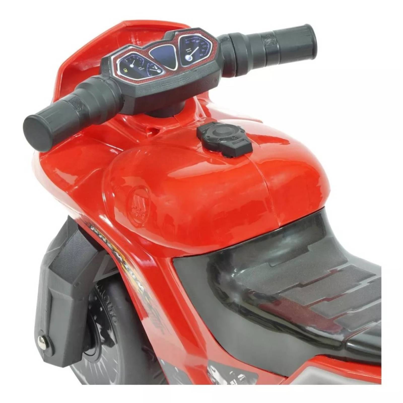 Motocicleta Juguete Montable MotoCross Premium Rojo Prinsel