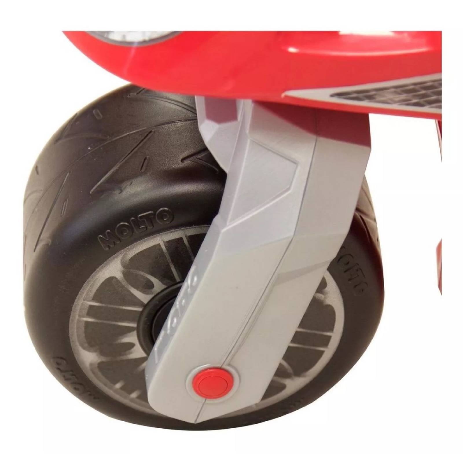 Motocicleta Juguete Montable MotoCross Premium Rojo Prinsel