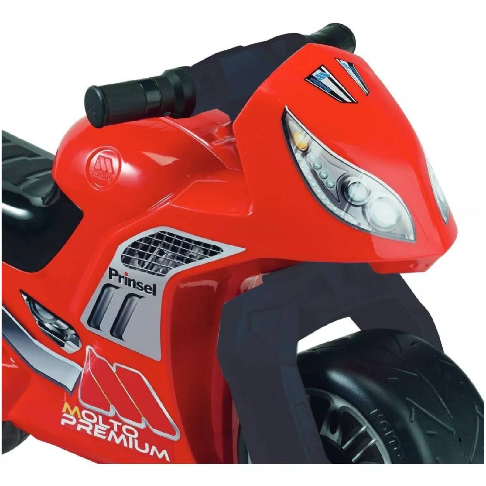 Motocicleta Juguete Montable MotoCross Premium Rojo Prinsel