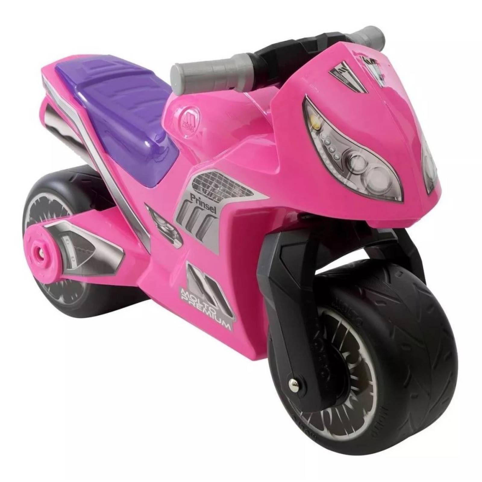 Motocicleta Juguete Montable MotoCross Premium Rosa Prinsel