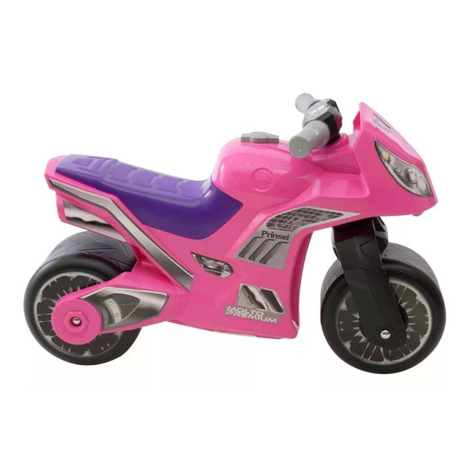 Motocicleta Juguete Montable MotoCross Premium Rosa Prinsel