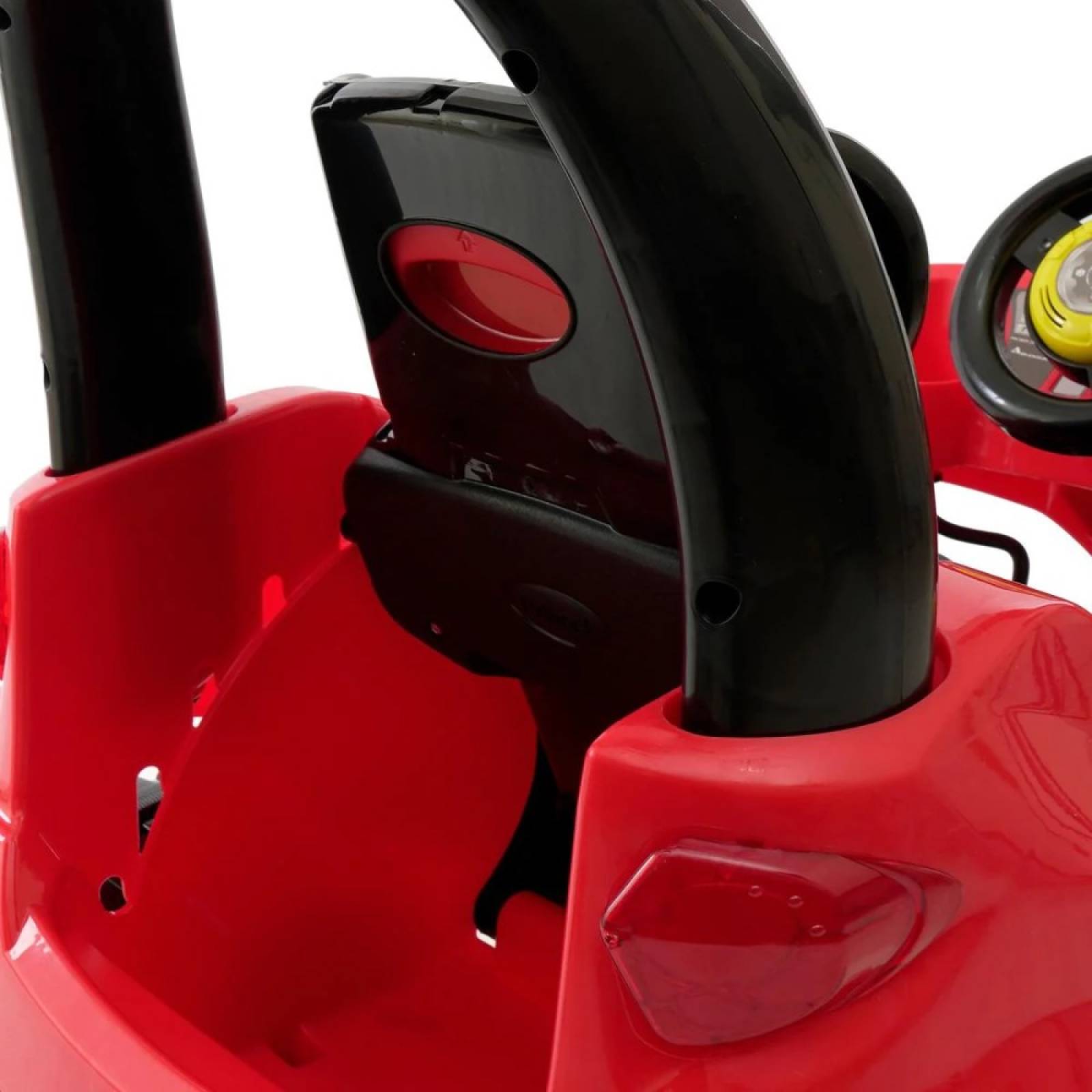 Carrito Montable Push Car Adventure Rojo C/ Techo Prinsel