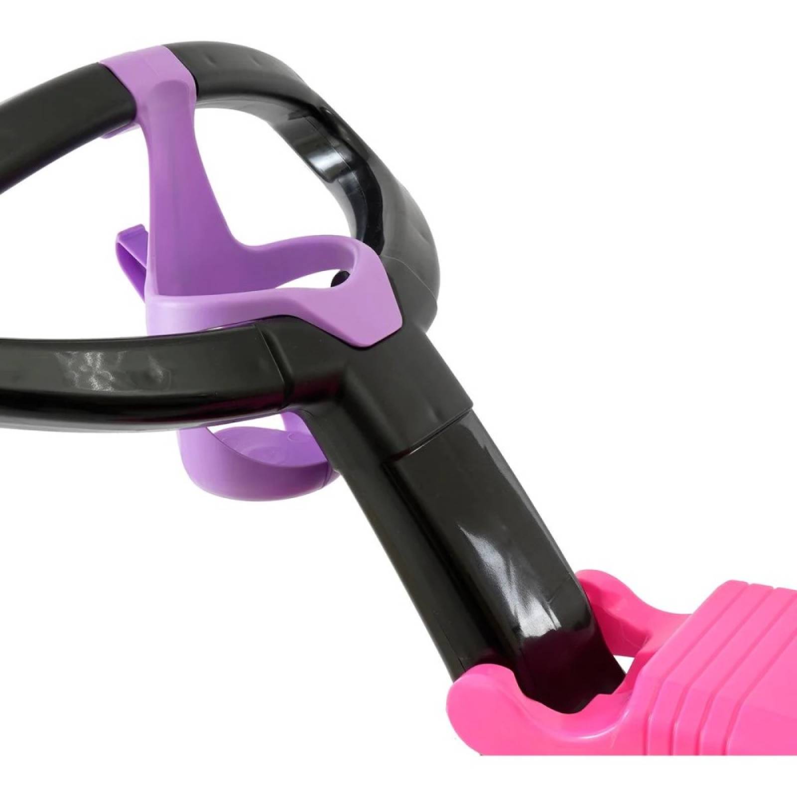 Carrito Montable Push Car Adventure Rosa C/ Techo Prinsel