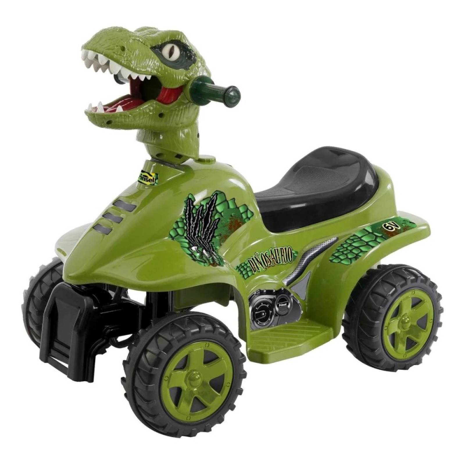 Moto Eléctrica Mini Quad Juguete Infantil Dinosaurio Prinsel