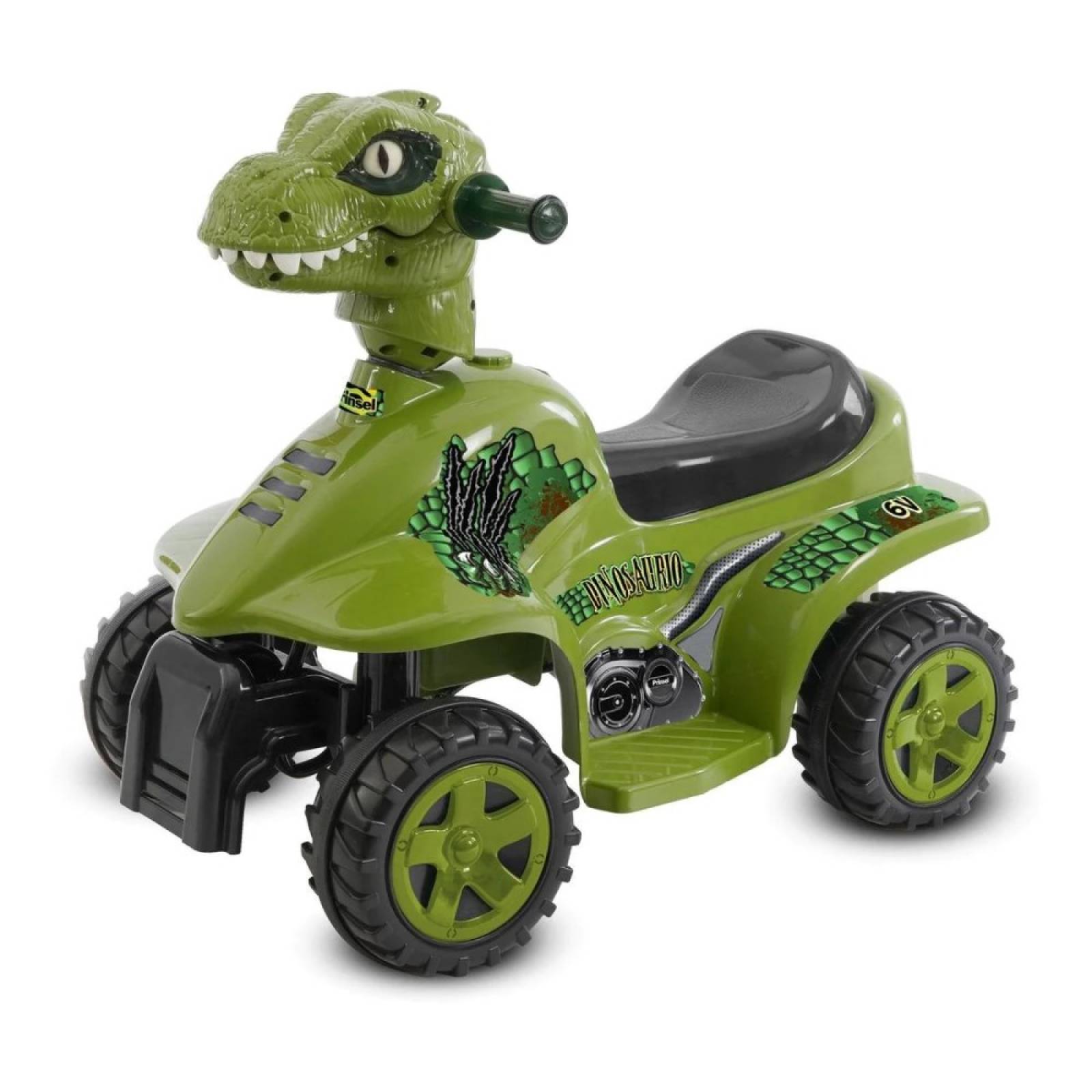 Moto Eléctrica Mini Quad Juguete Infantil Dinosaurio Prinsel