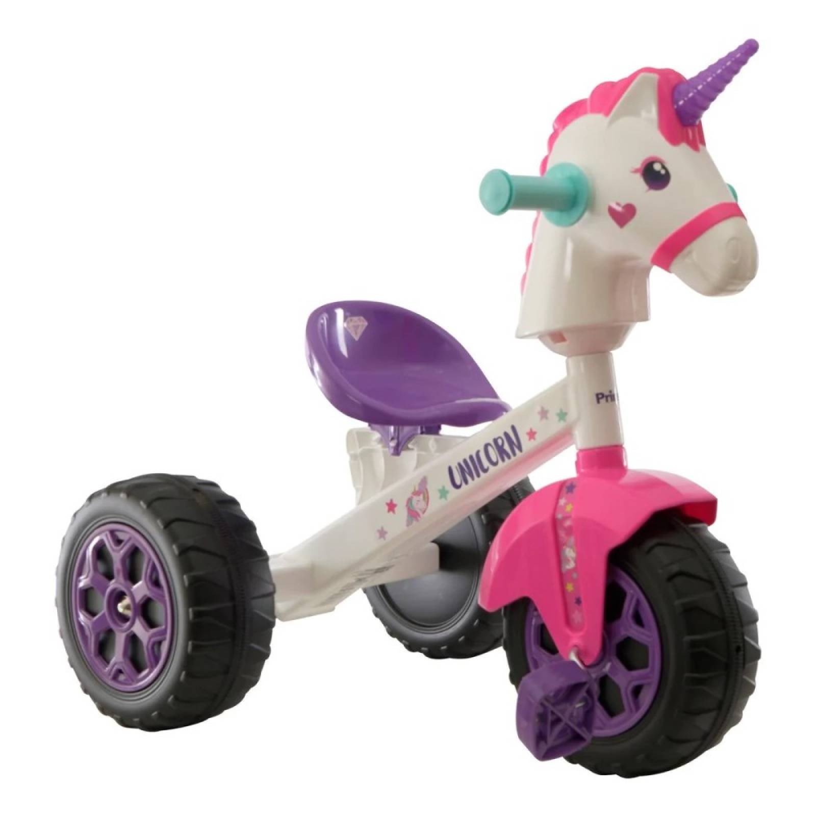 Triciclo Juguete Infantil Trax Unicornio Blanco Prinsel