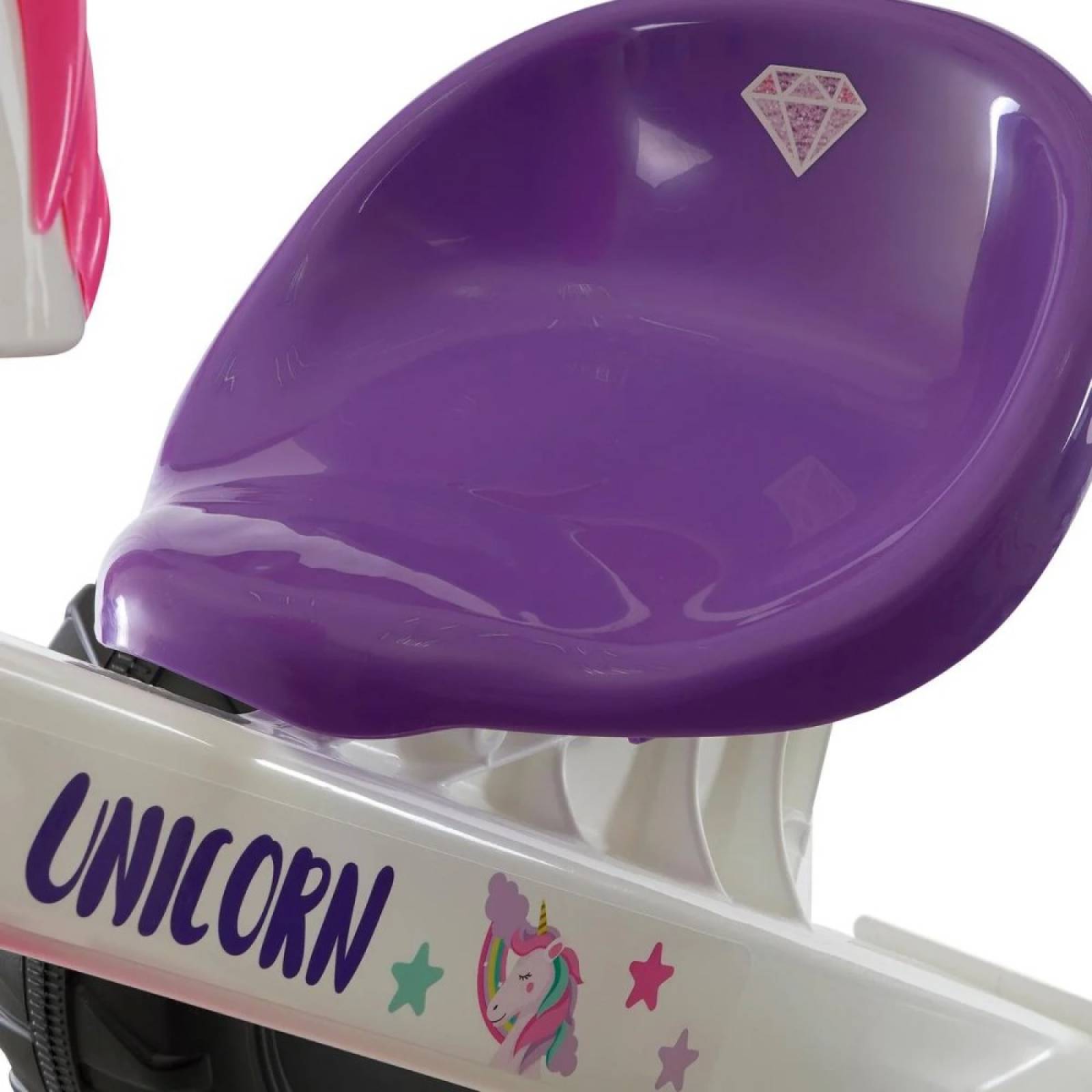 Triciclo Juguete Infantil Trax Unicornio Blanco Prinsel