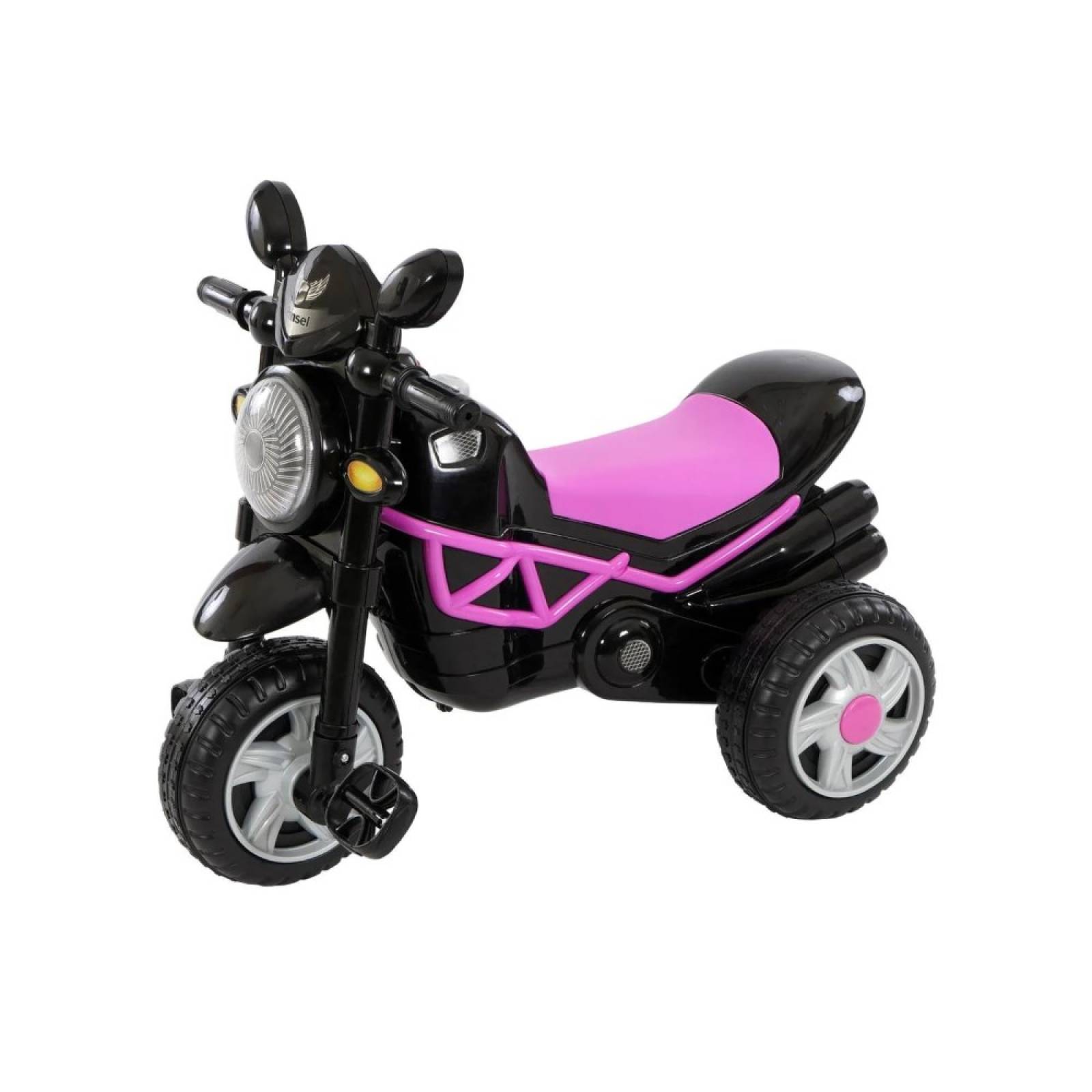 Moto Trike Juguete Infantil Triciclo Pedal Rosa Prinsel