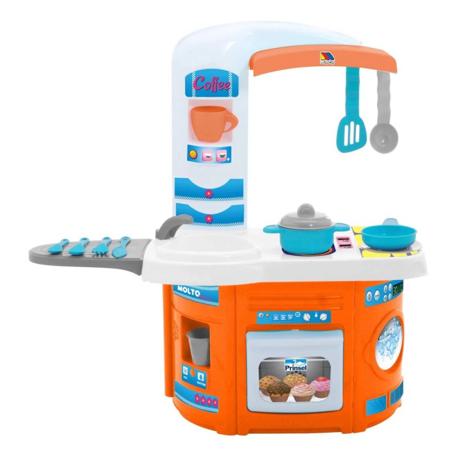 Cocina First Chef Modulo Naranja Juguete Infantil Prinsel