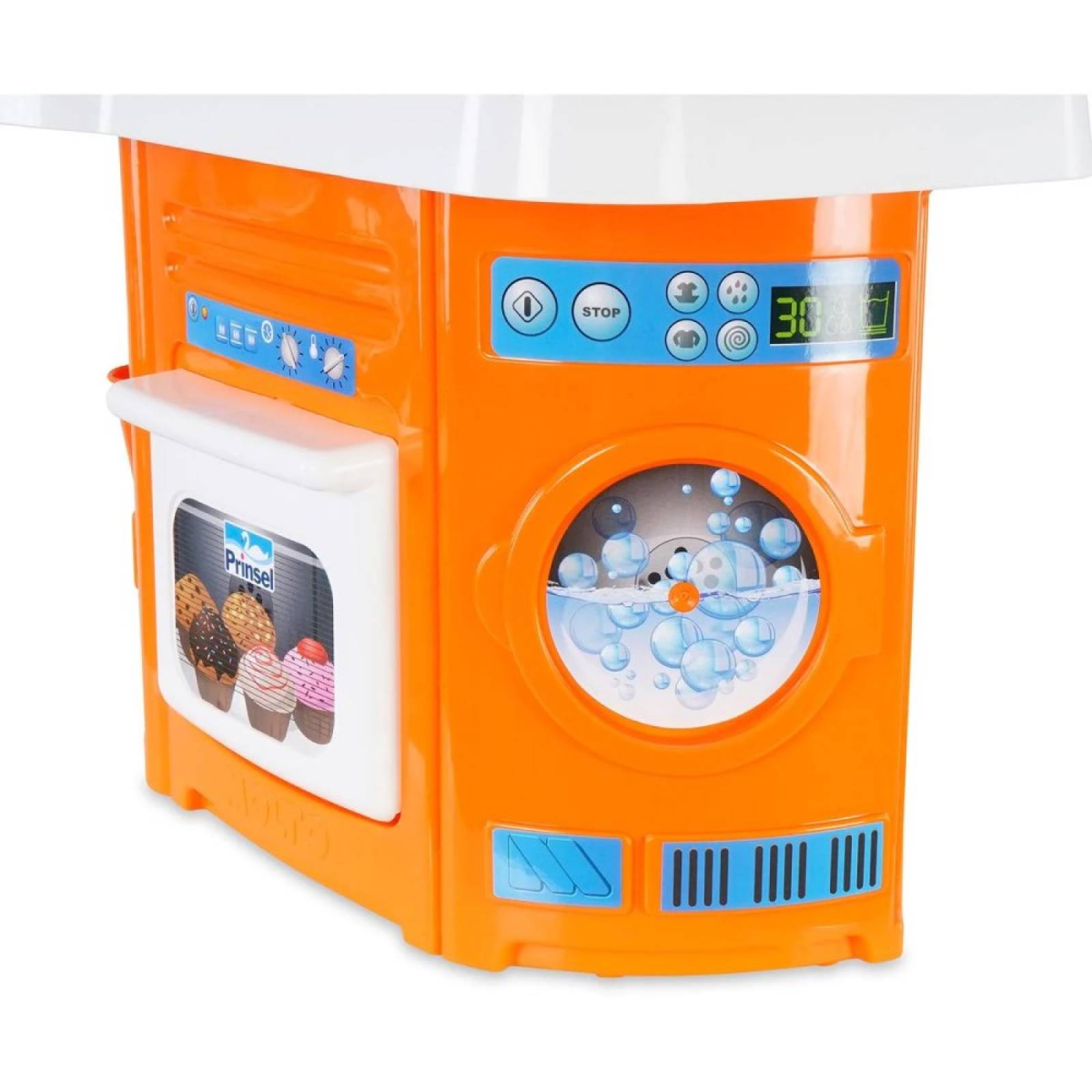 Cocina First Chef Modulo Naranja Juguete Infantil Prinsel