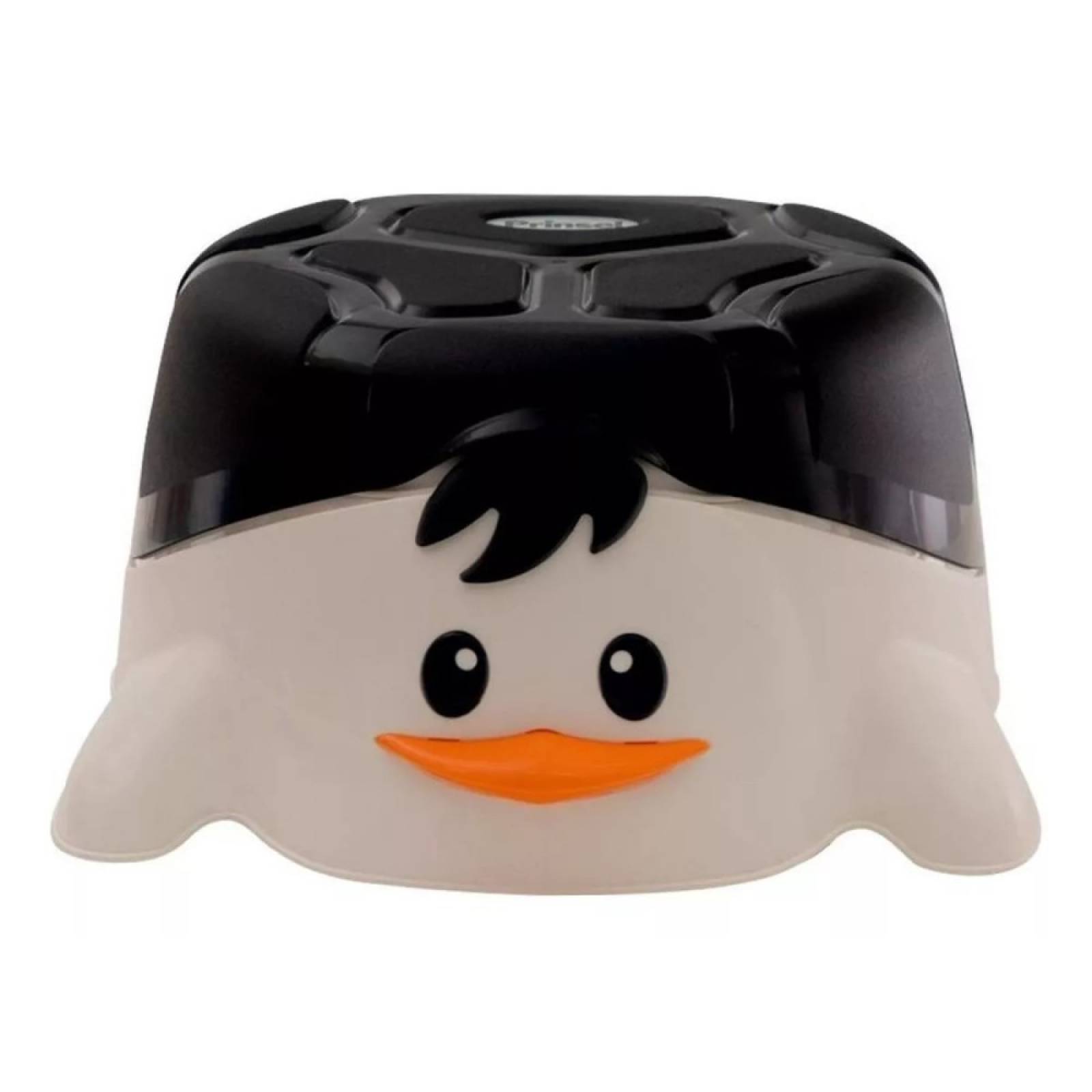 Baño Bacinica Entrenador 4 en 1 WC Pingüino Negro Prinsel