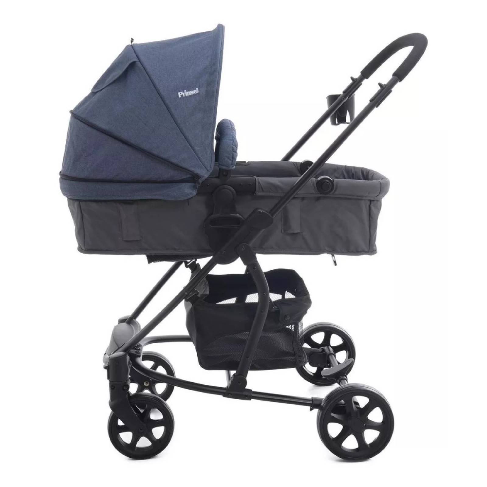 Carriola Sistema de Viaje Prima Azul C/ Portabebé Prinsel