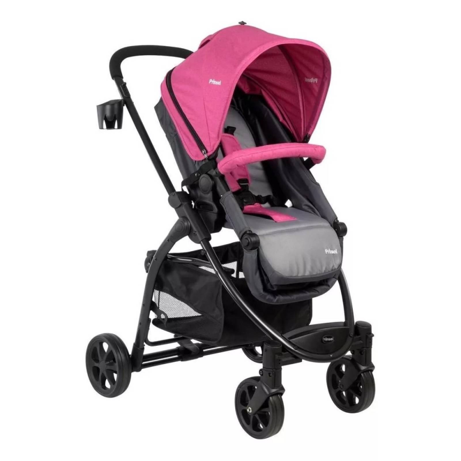 Carriola Sistema de Viaje Prima Azul C/ Portabebé Prinsel